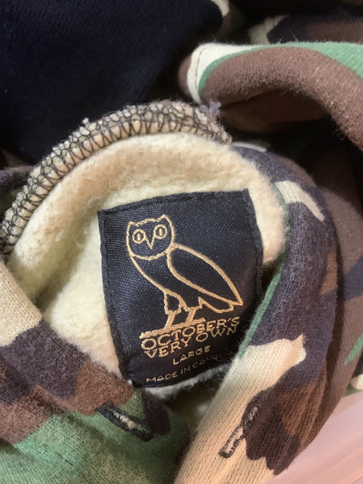 Drake OVO CAMO ARMY GREEN OG OWL HOODIE 2016 RELEASE Size US L / EU 52-54 / 3 - 5 Thumbnail