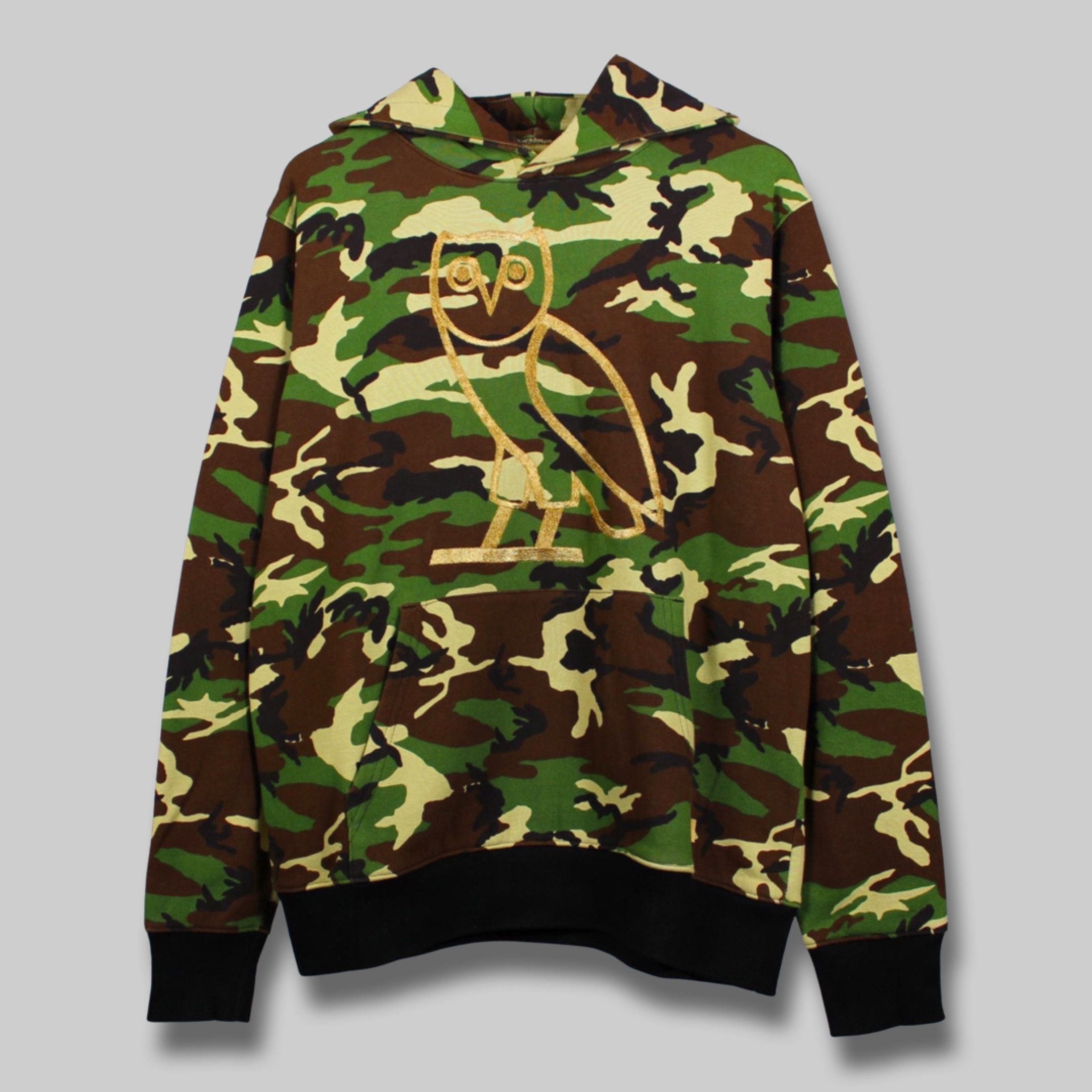 Drake OVO CAMO ARMY GREEN OG OWL HOODIE 2016 RELEASE Size US XXL / EU 58 / 5 - 1 Thumbnail