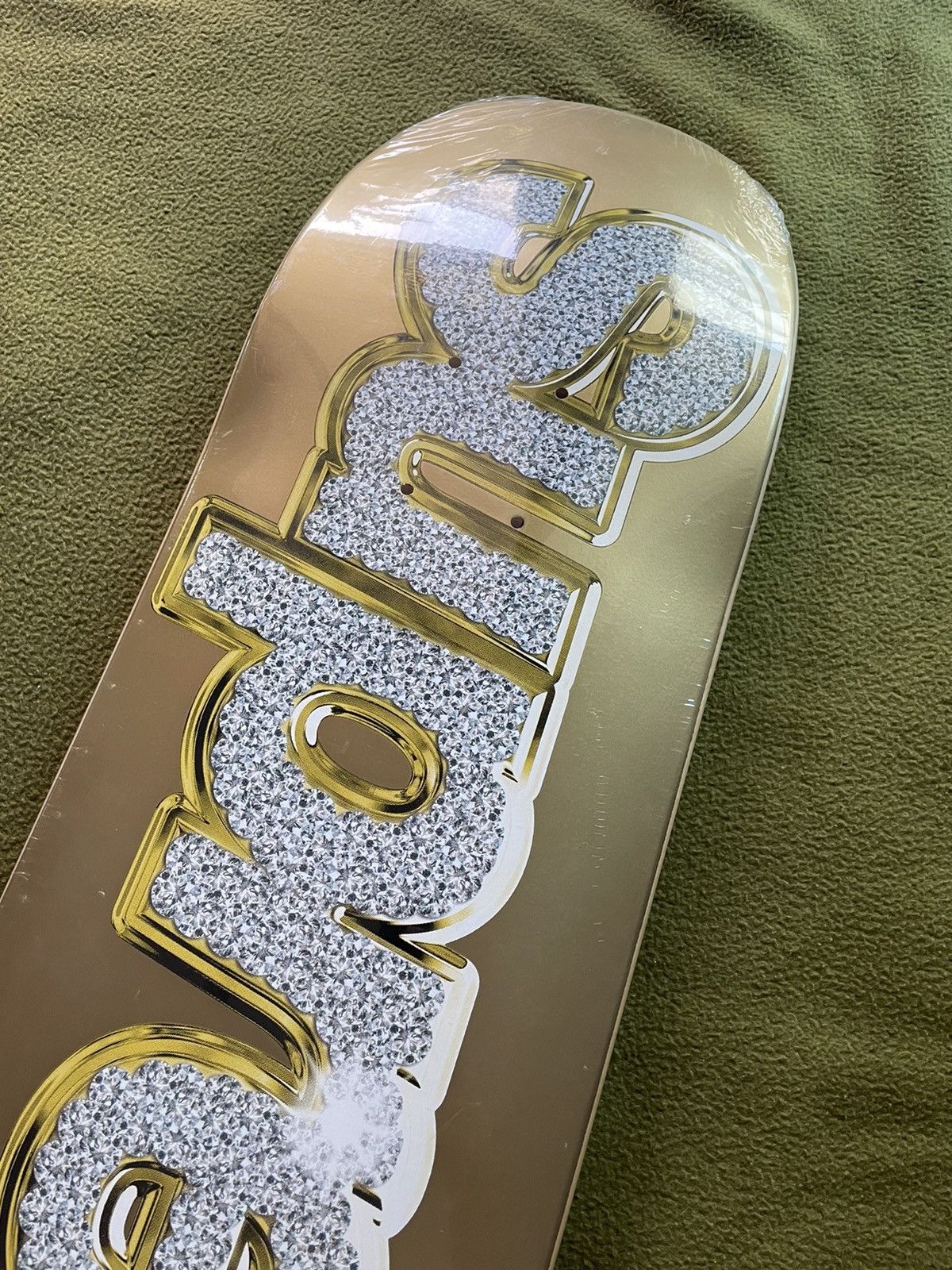 Supreme Supreme Box Logo Bling Skateboard Deck | Grailed