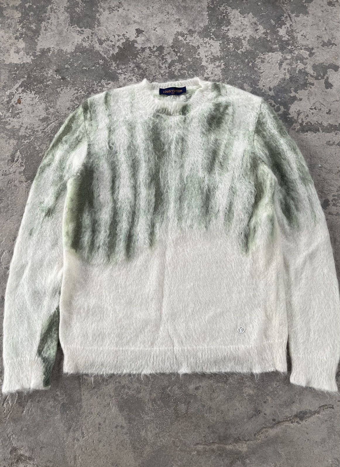 Louis Vuitton × Virgil Abloh SS19 'Plain Rainbow' Mohair Sweater