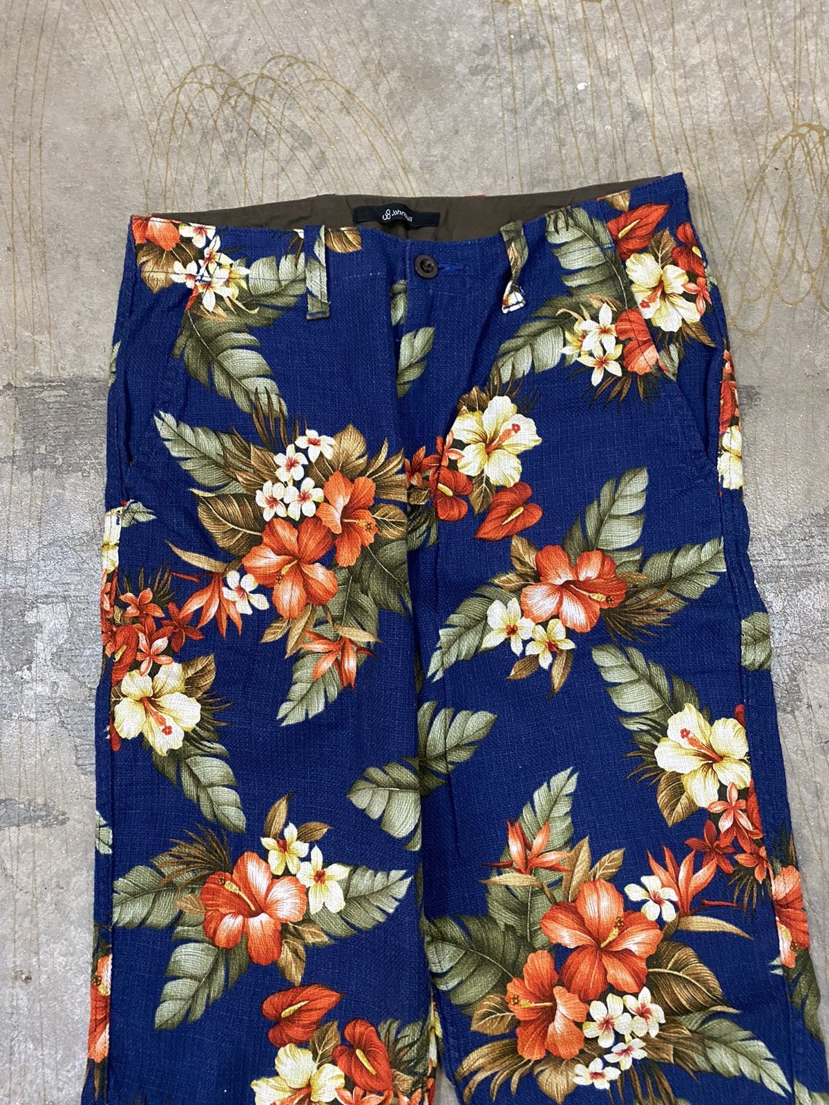 Japanese Brand John Bull Floral pants Size US 29 - 3 Thumbnail