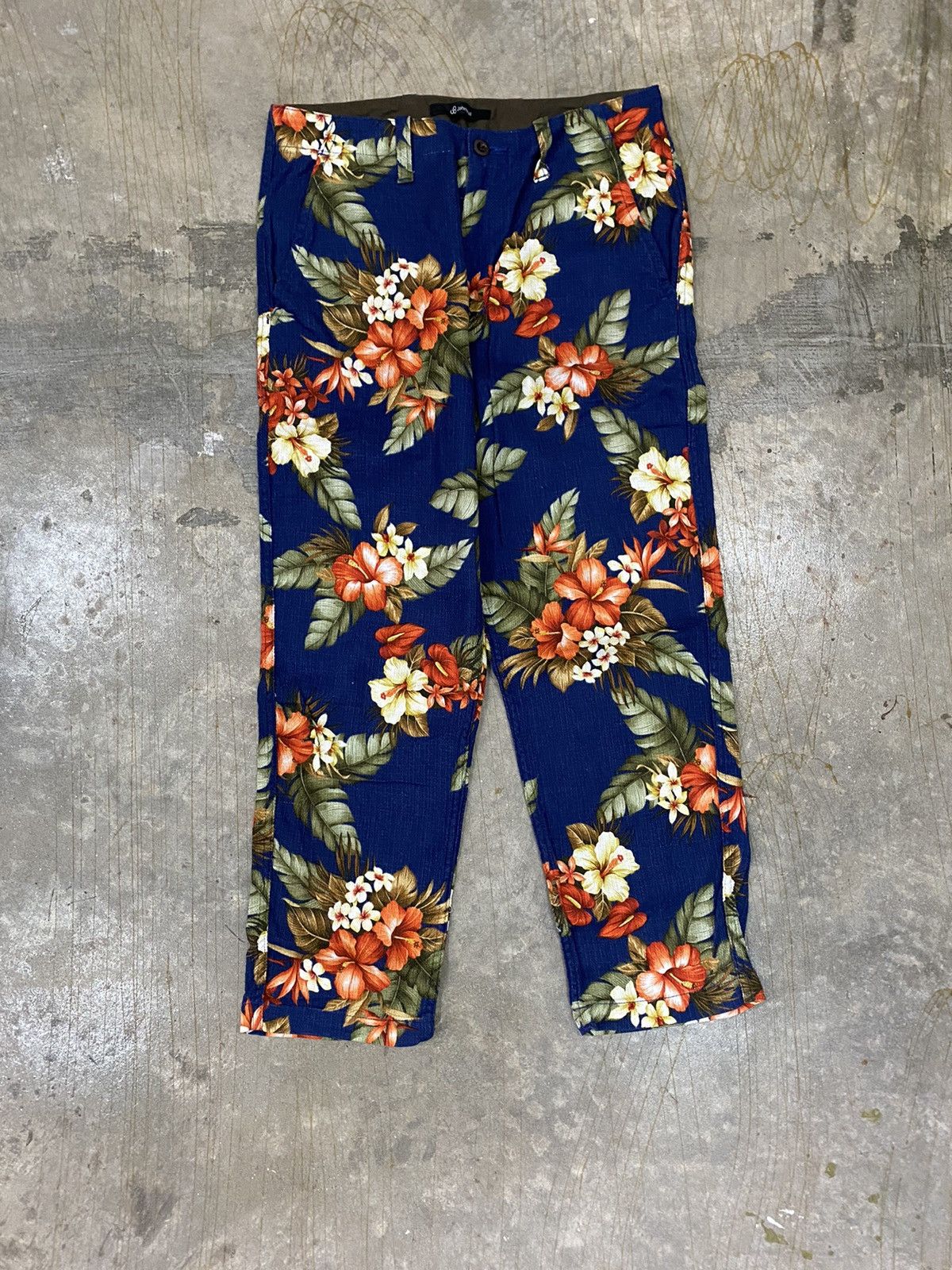 Japanese Brand John Bull Floral pants Size US 29 - 2 Thumbnail