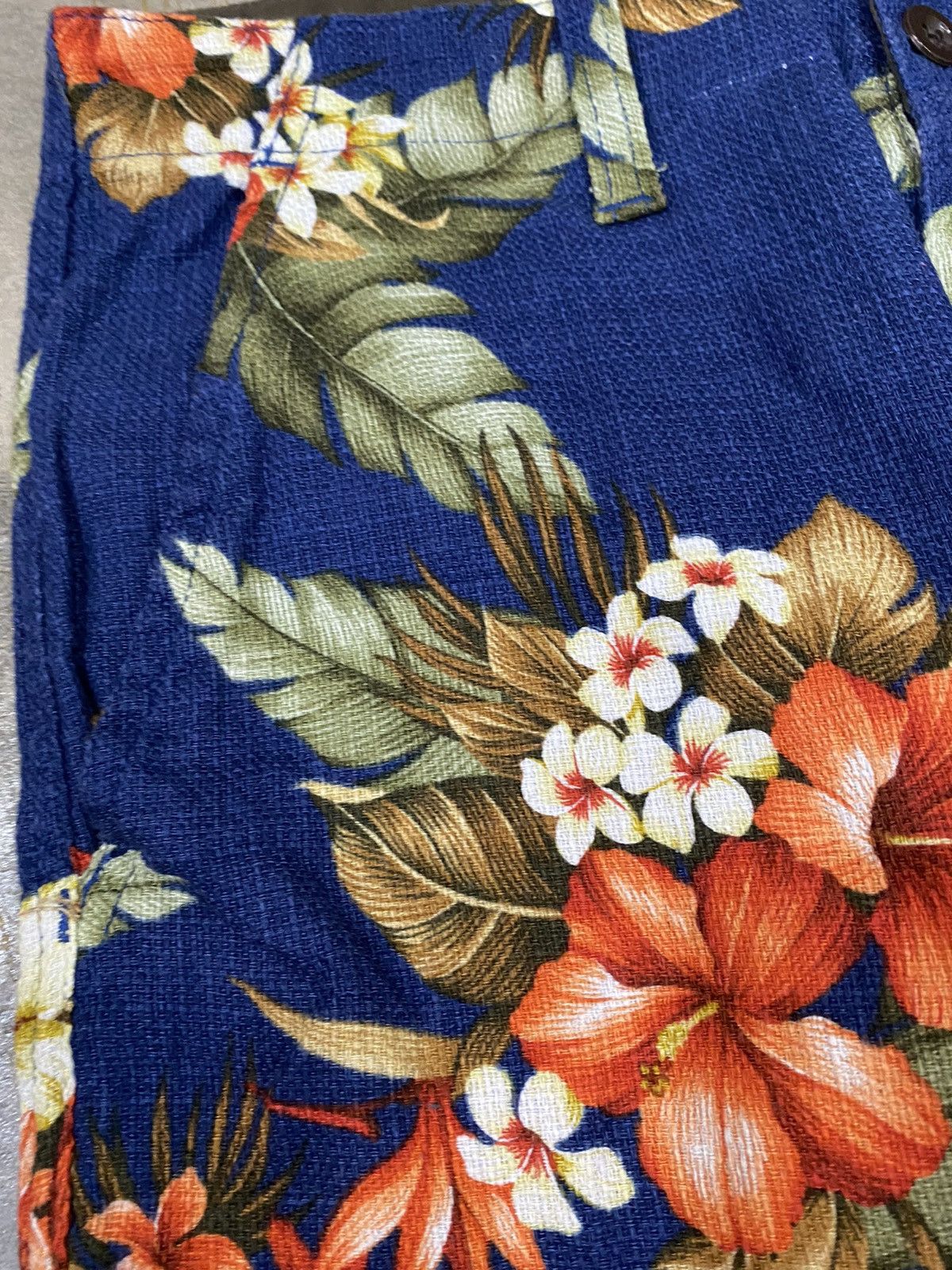 Japanese Brand John Bull Floral pants Size US 29 - 5 Thumbnail