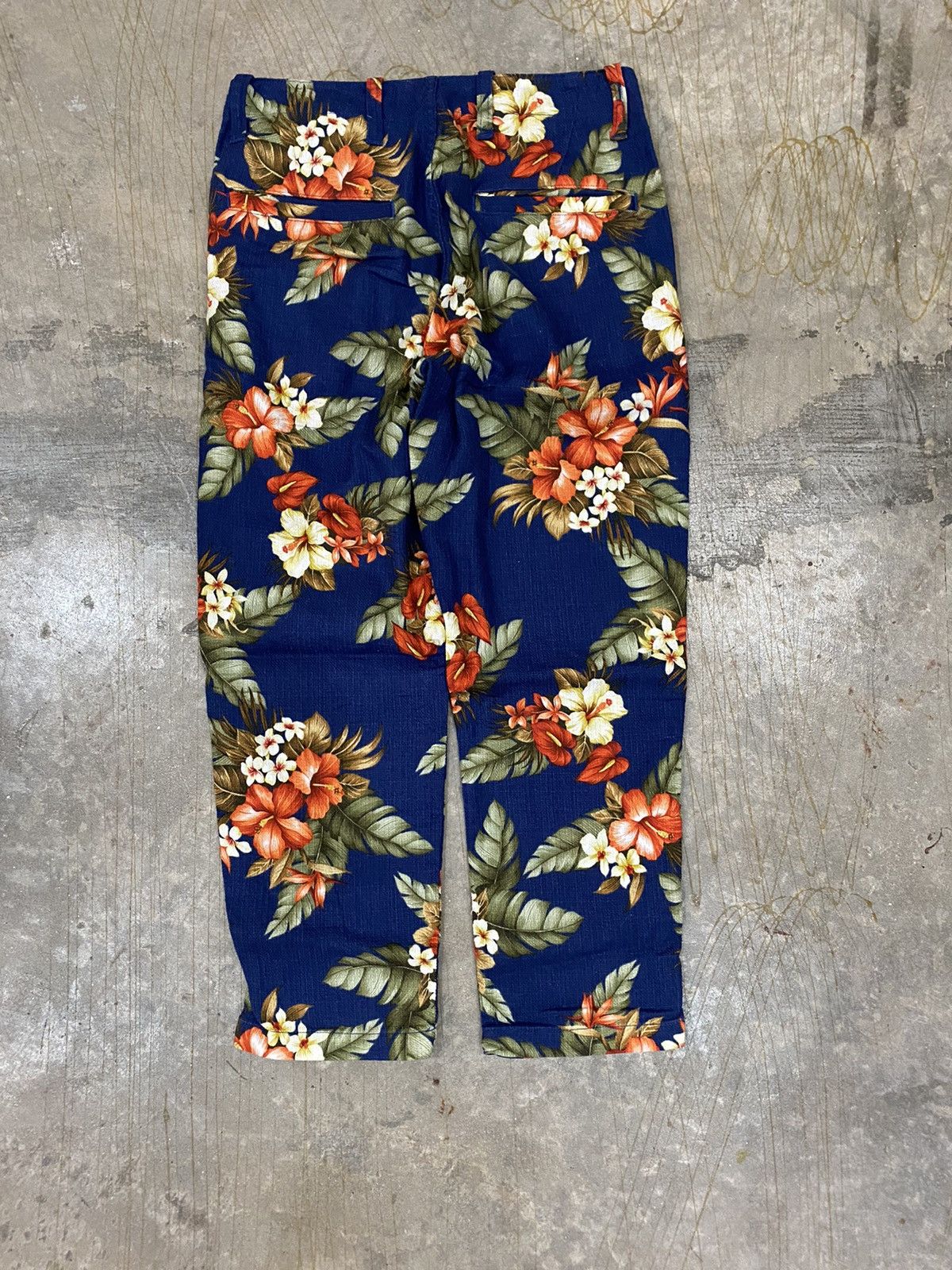 Japanese Brand John Bull Floral pants Size US 29 - 6 Thumbnail