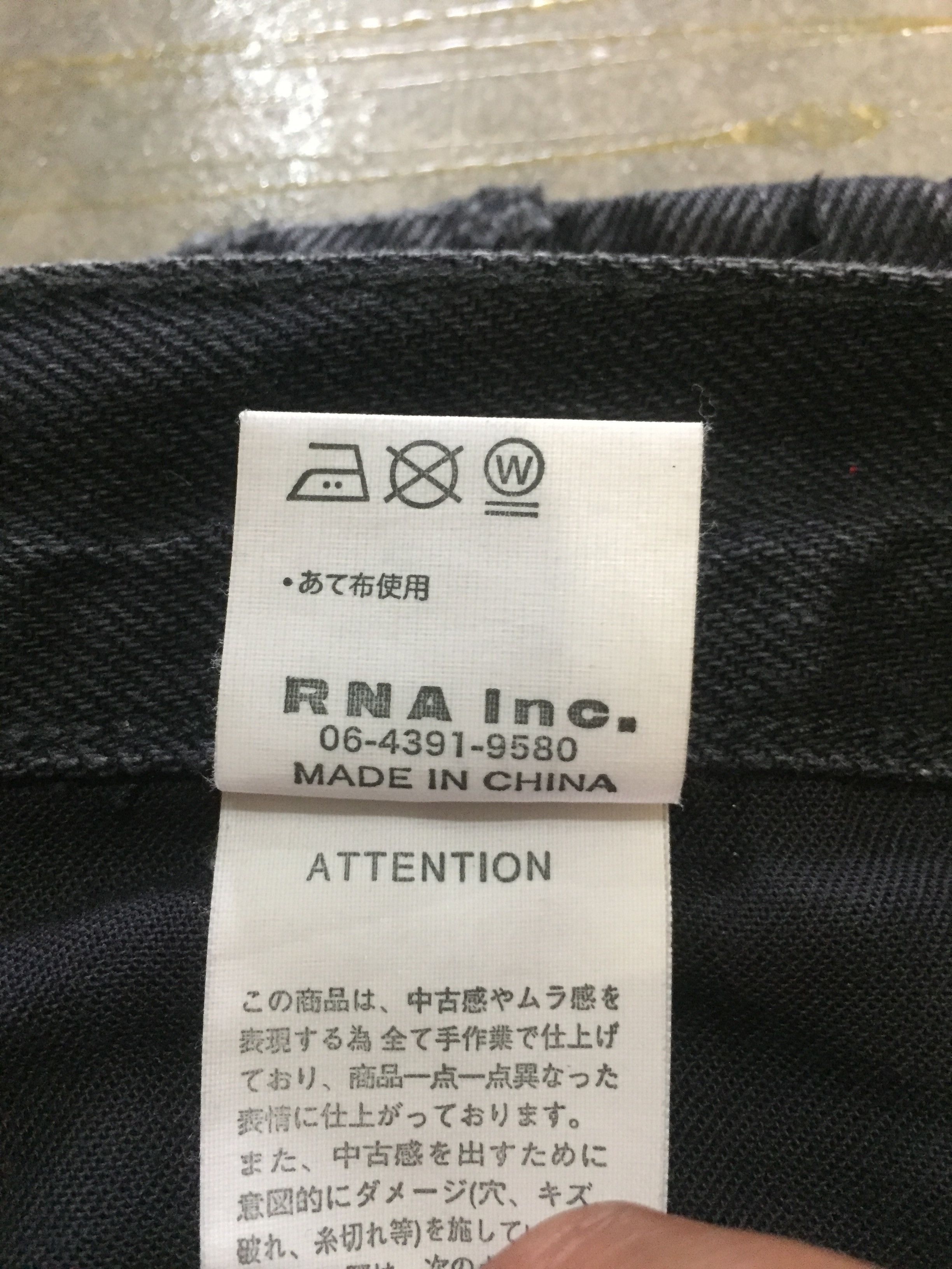 20471120 × Beauty Beast × Japanese Brand RNA Japan distresses hagi pants Size 28" / US 6 / IT 42 - 11 Thumbnail