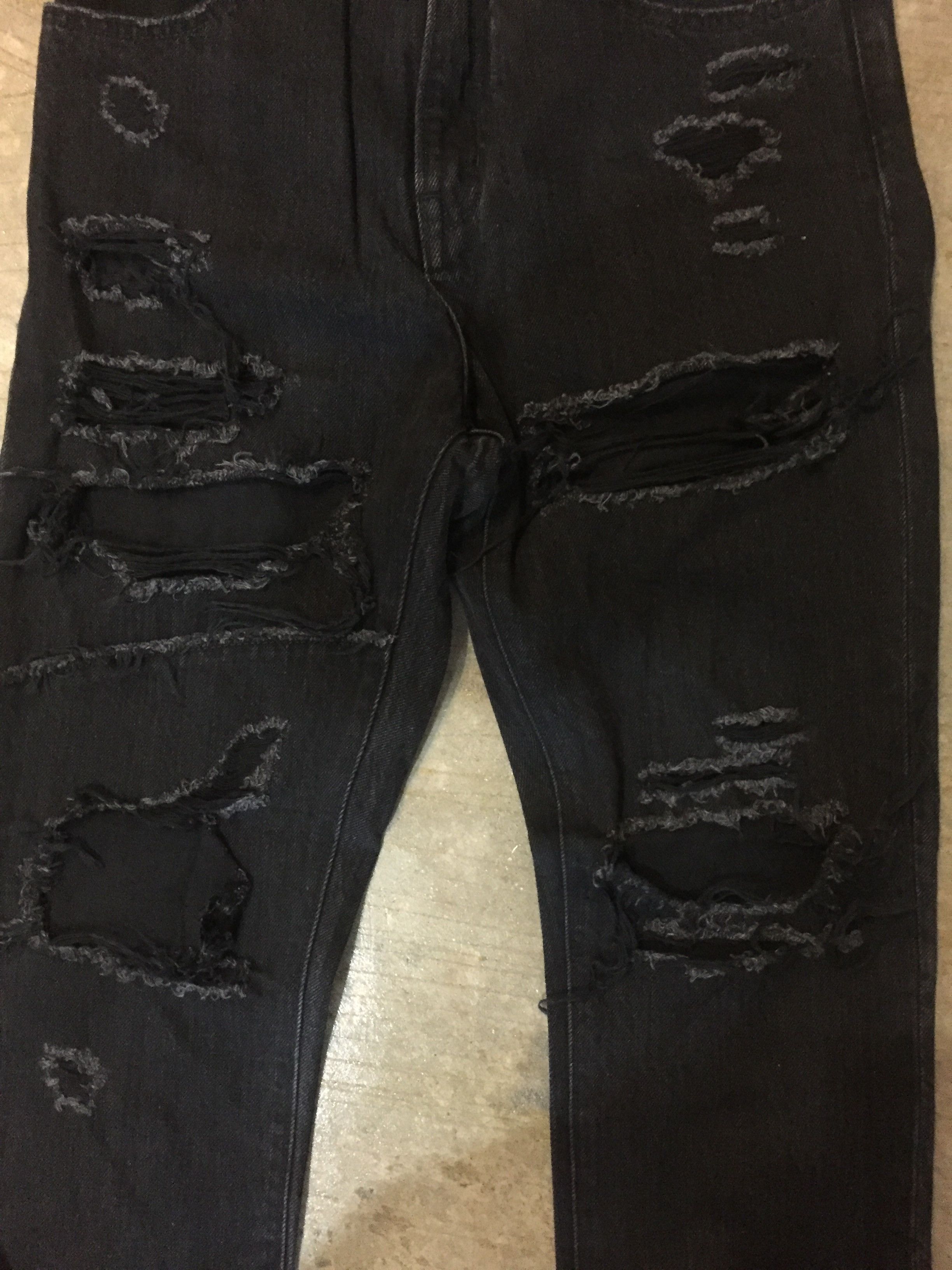 20471120 × Beauty Beast × Japanese Brand RNA Japan distresses hagi pants Size 28" / US 6 / IT 42 - 4 Thumbnail