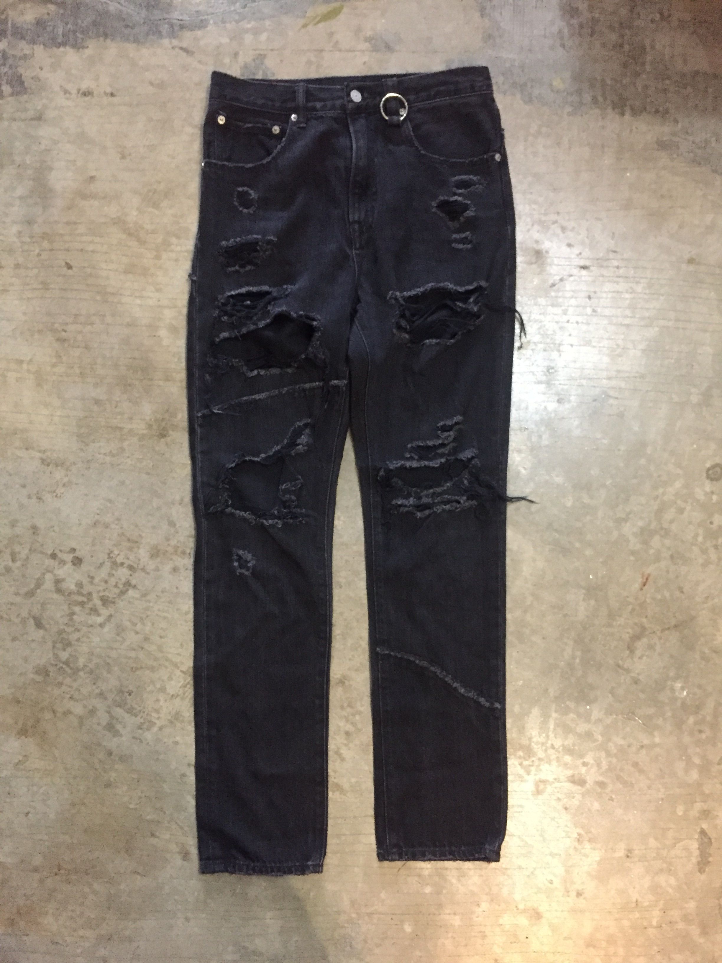 20471120 × Beauty Beast × Japanese Brand RNA Japan distresses hagi pants Size 28" / US 6 / IT 42 - 2 Thumbnail