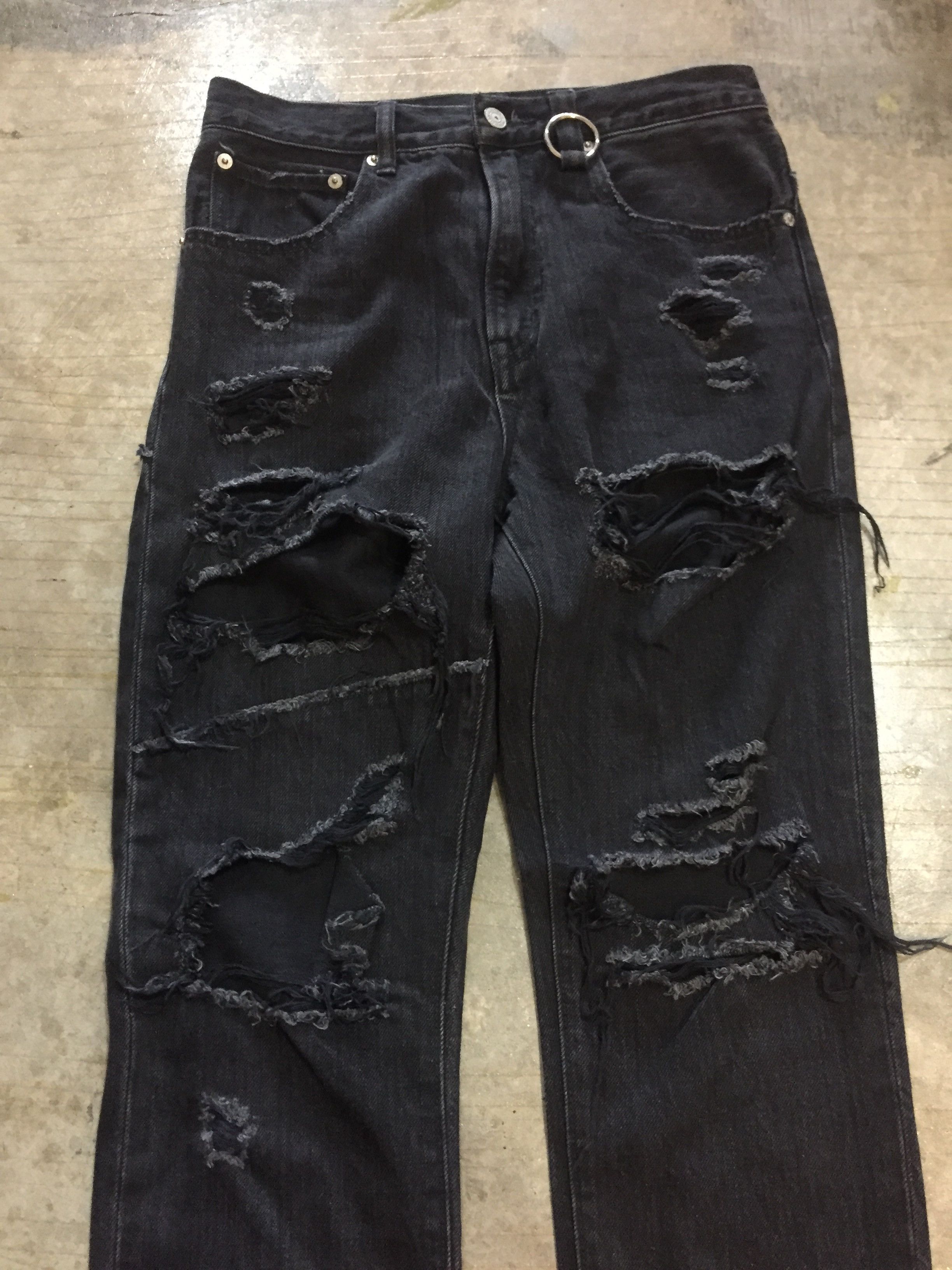 20471120 × Beauty Beast × Japanese Brand RNA Japan distresses hagi pants Size 28" / US 6 / IT 42 - 3 Thumbnail