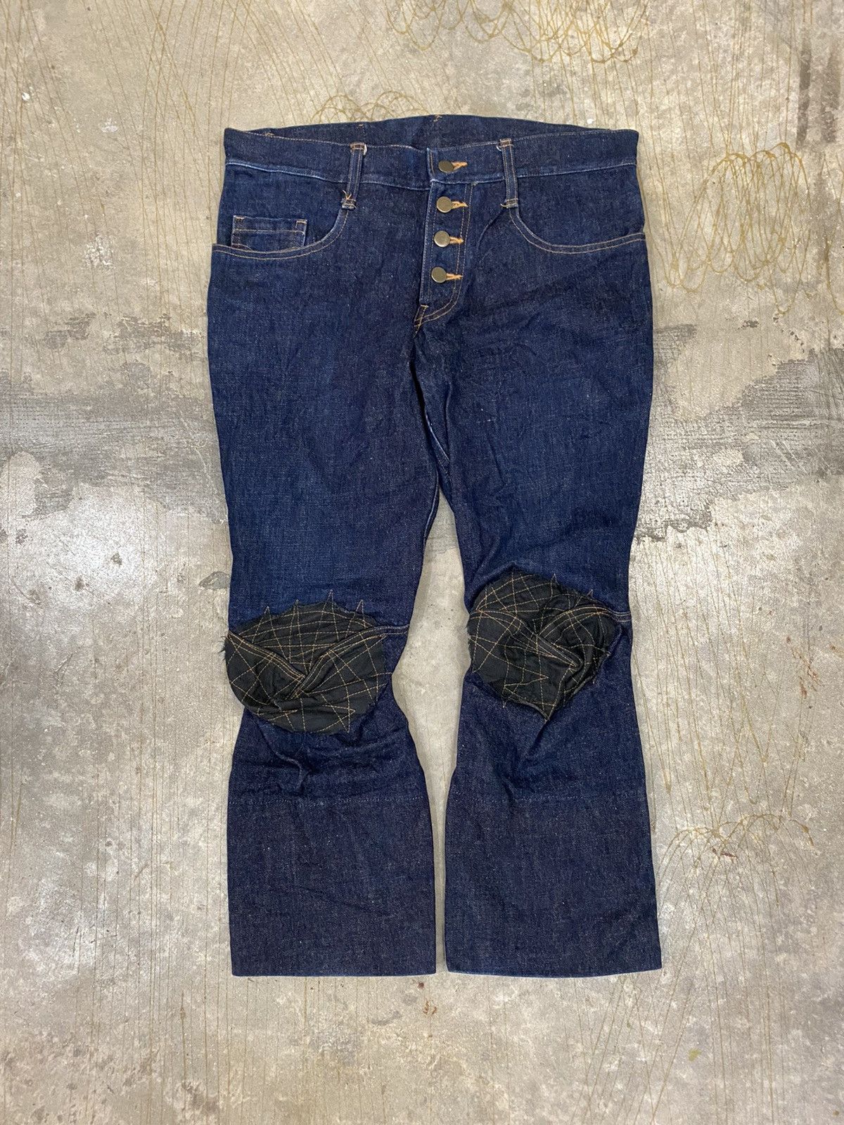 Christopher Nemeth 90's Iconic Christopher Nemeth knee contra stich Size US 34 / EU 50 - 2 Thumbnail