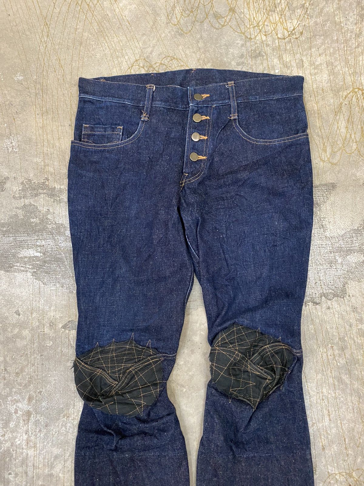 Christopher Nemeth 90's Iconic Christopher Nemeth knee contra stich Size US 34 / EU 50 - 3 Thumbnail