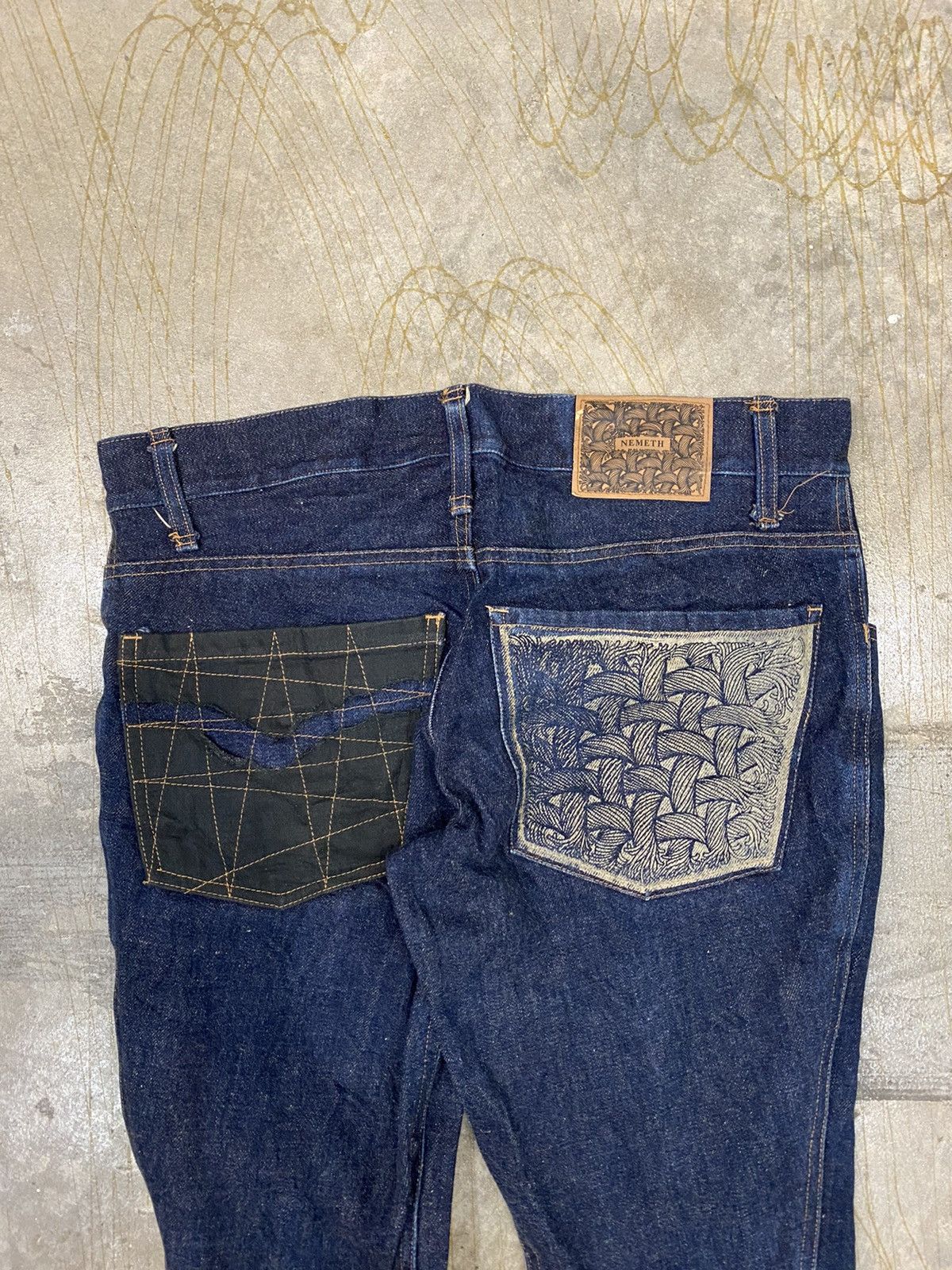 Christopher Nemeth 90's Iconic Christopher Nemeth knee contra stich Size US 34 / EU 50 - 8 Thumbnail