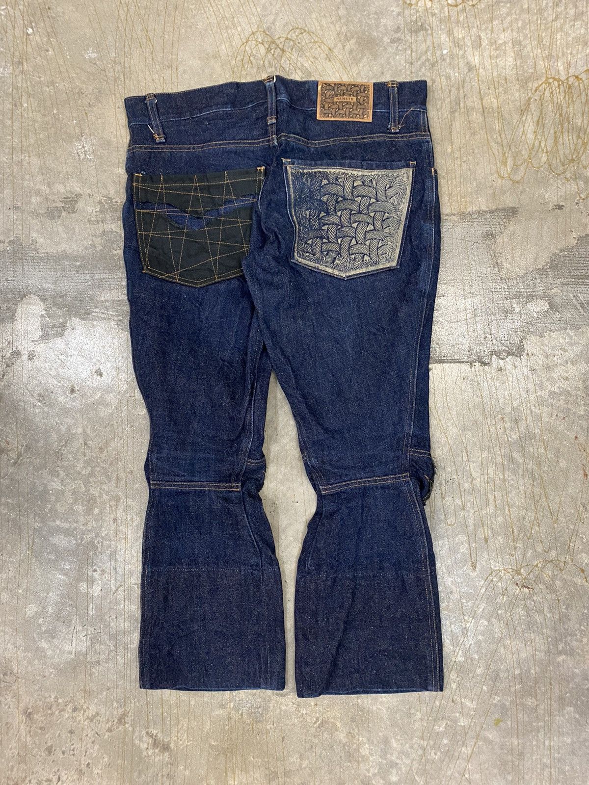 Christopher Nemeth 90's Iconic Christopher Nemeth knee contra stich Size US 34 / EU 50 - 7 Thumbnail