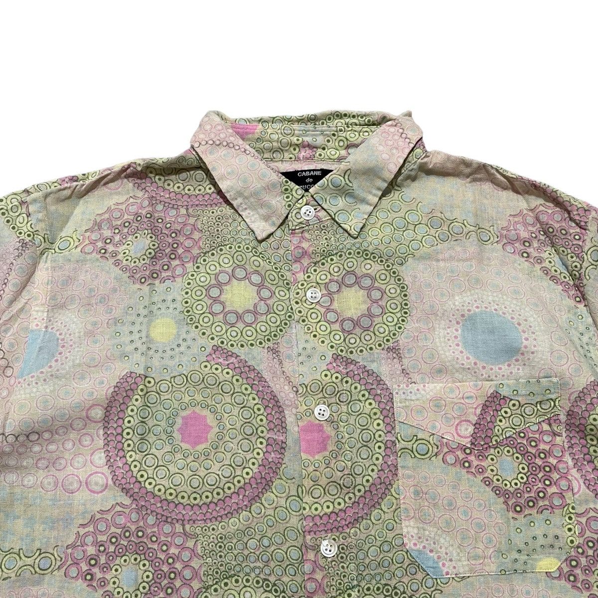CABANE de ZUCCa Vintage Cabane de Zucca All Over Print Button Shirt Size US M / EU 48-50 / 2 - 2 Thumbnail