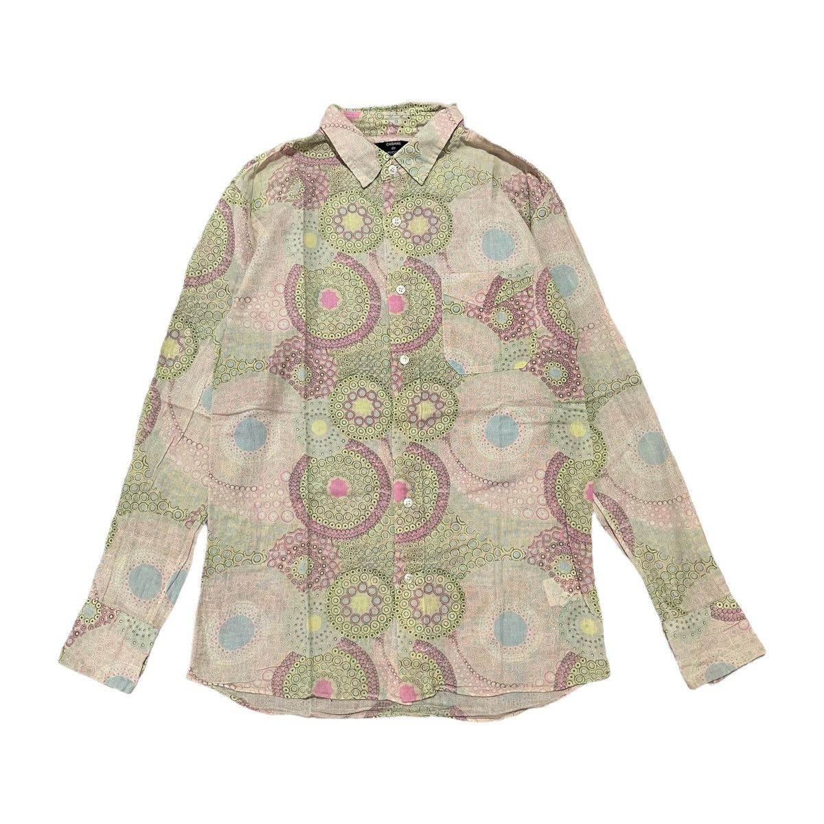 CABANE de ZUCCa Vintage Cabane de Zucca All Over Print Button Shirt Size US M / EU 48-50 / 2 - 1 Thumbnail