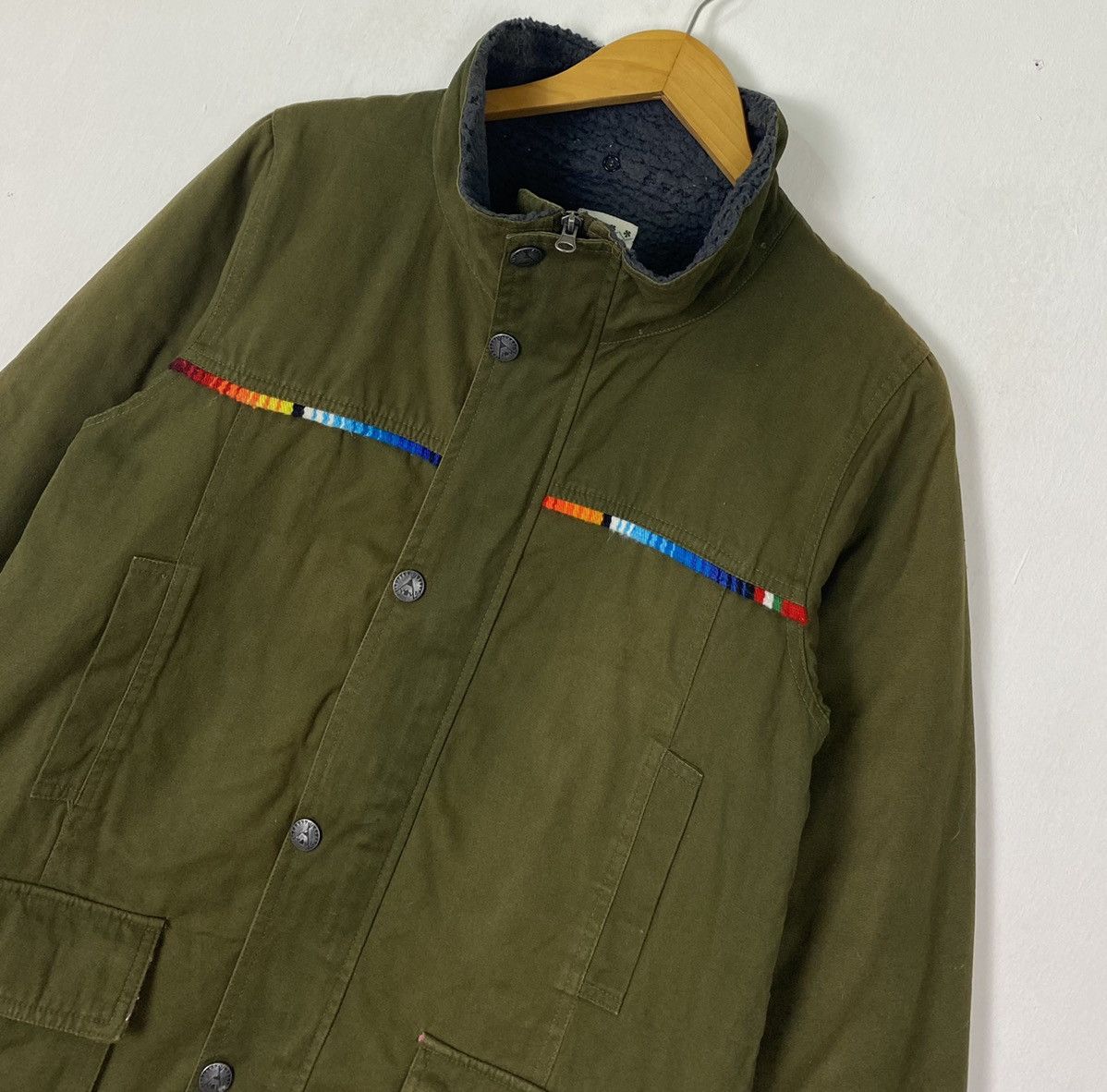 Nanamica Japanese Brand Vintage Titicaca Mind Fur Inner Zip Up Jacket Size US M / EU 48-50 / 2 - 4 Thumbnail