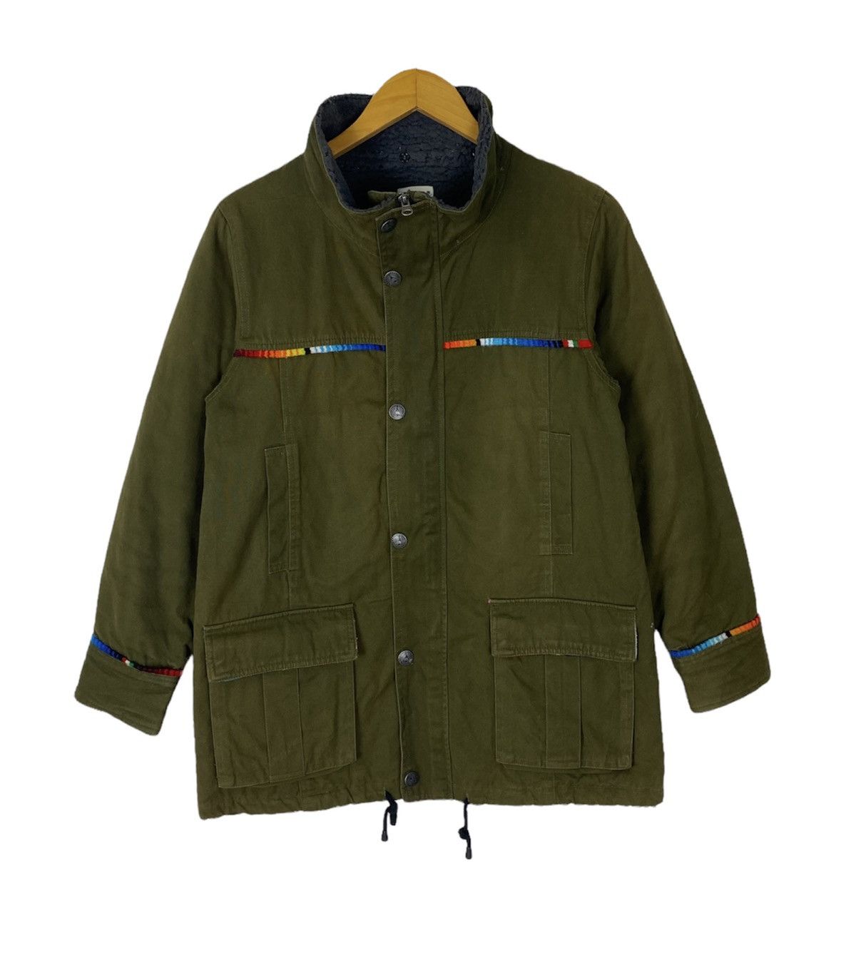Nanamica Japanese Brand Vintage Titicaca Mind Fur Inner Zip Up Jacket Size US M / EU 48-50 / 2 - 1 Thumbnail