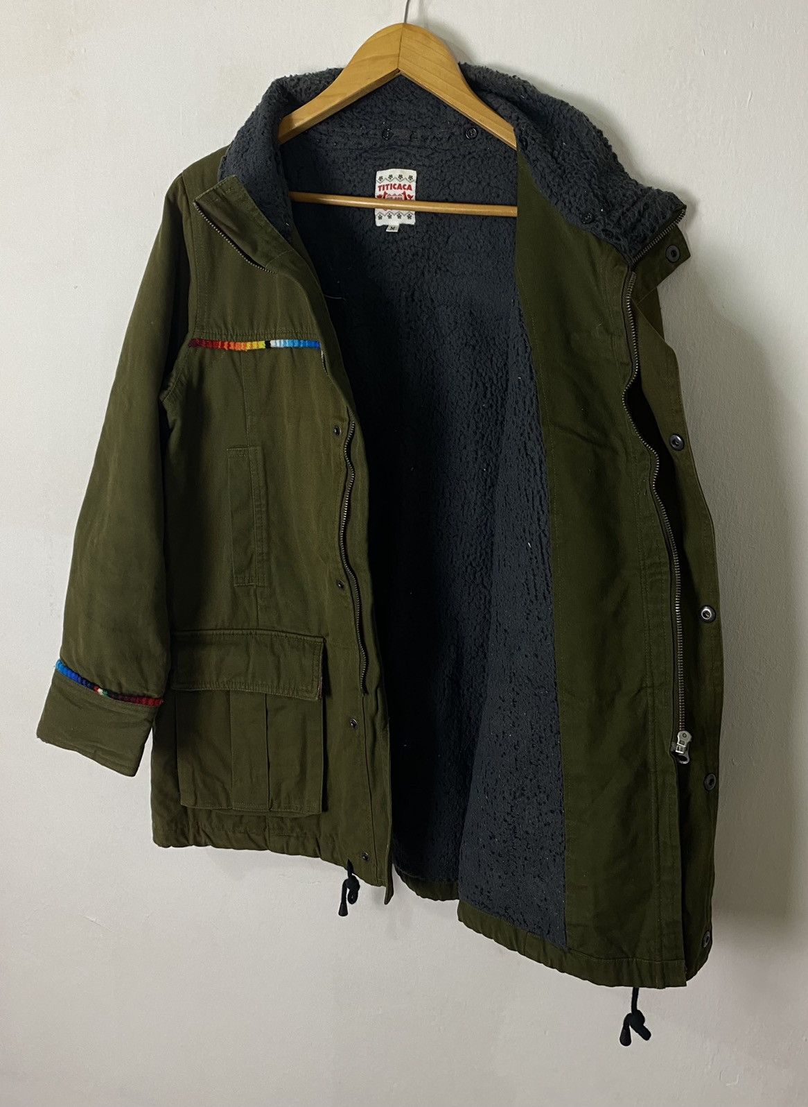 Nanamica Japanese Brand Vintage Titicaca Mind Fur Inner Zip Up Jacket Size US M / EU 48-50 / 2 - 12 Thumbnail