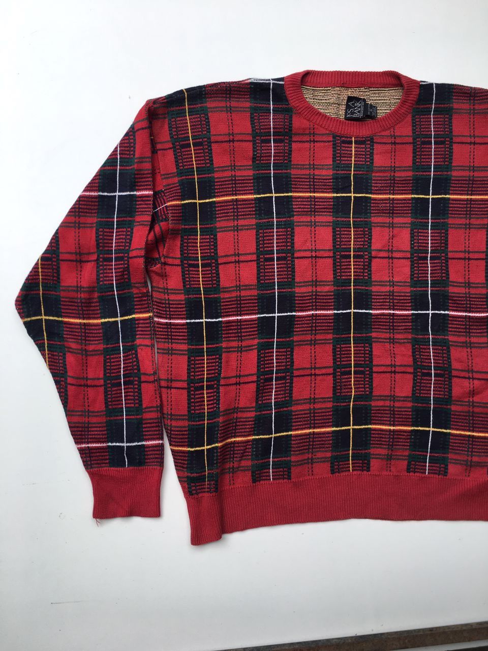 Jos. A. Bank Jo’s A. Bank Plaid Knit sweaters Size US XL / EU 56 / 4 - 2 Thumbnail