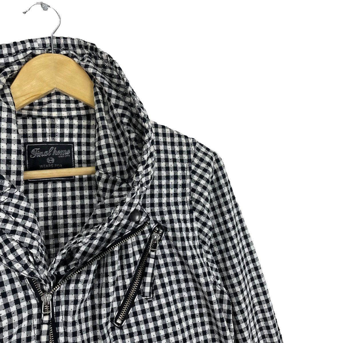 Final Home 🔥FINAL HOME ISSEY MIYAKE HOODIE PLAIDS ZIPPER JACKET Size US S / EU 44-46 / 1 - 5 Thumbnail