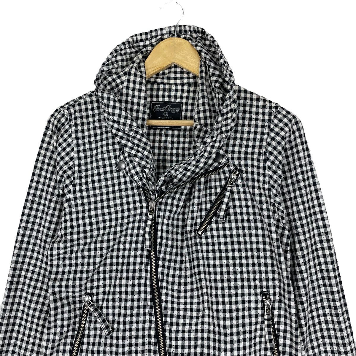 Final Home 🔥FINAL HOME ISSEY MIYAKE HOODIE PLAIDS ZIPPER JACKET Size US S / EU 44-46 / 1 - 3 Thumbnail