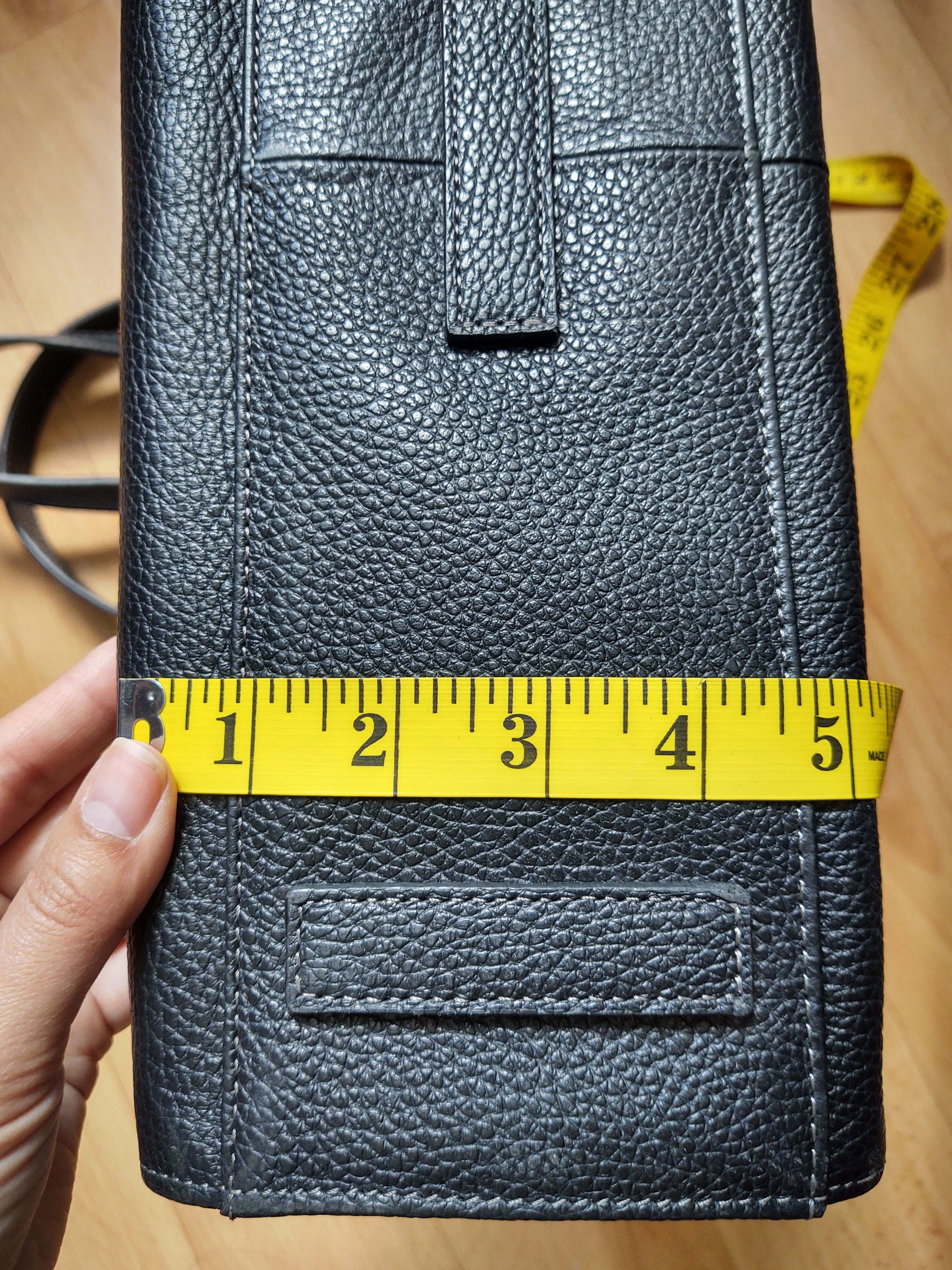 Leather Black Leather Bag Size ONE SIZE - 14 Thumbnail