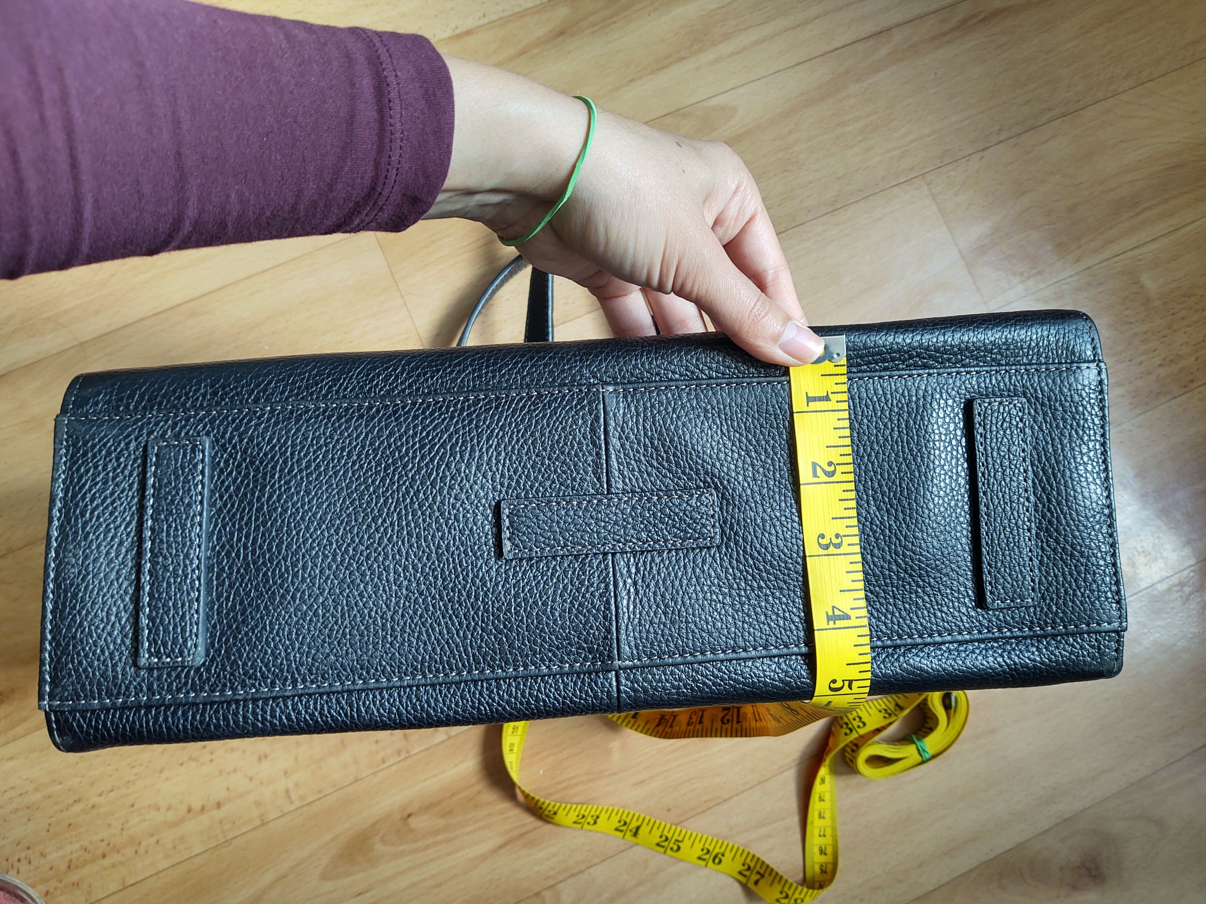 Leather Black Leather Bag Size ONE SIZE - 13 Thumbnail