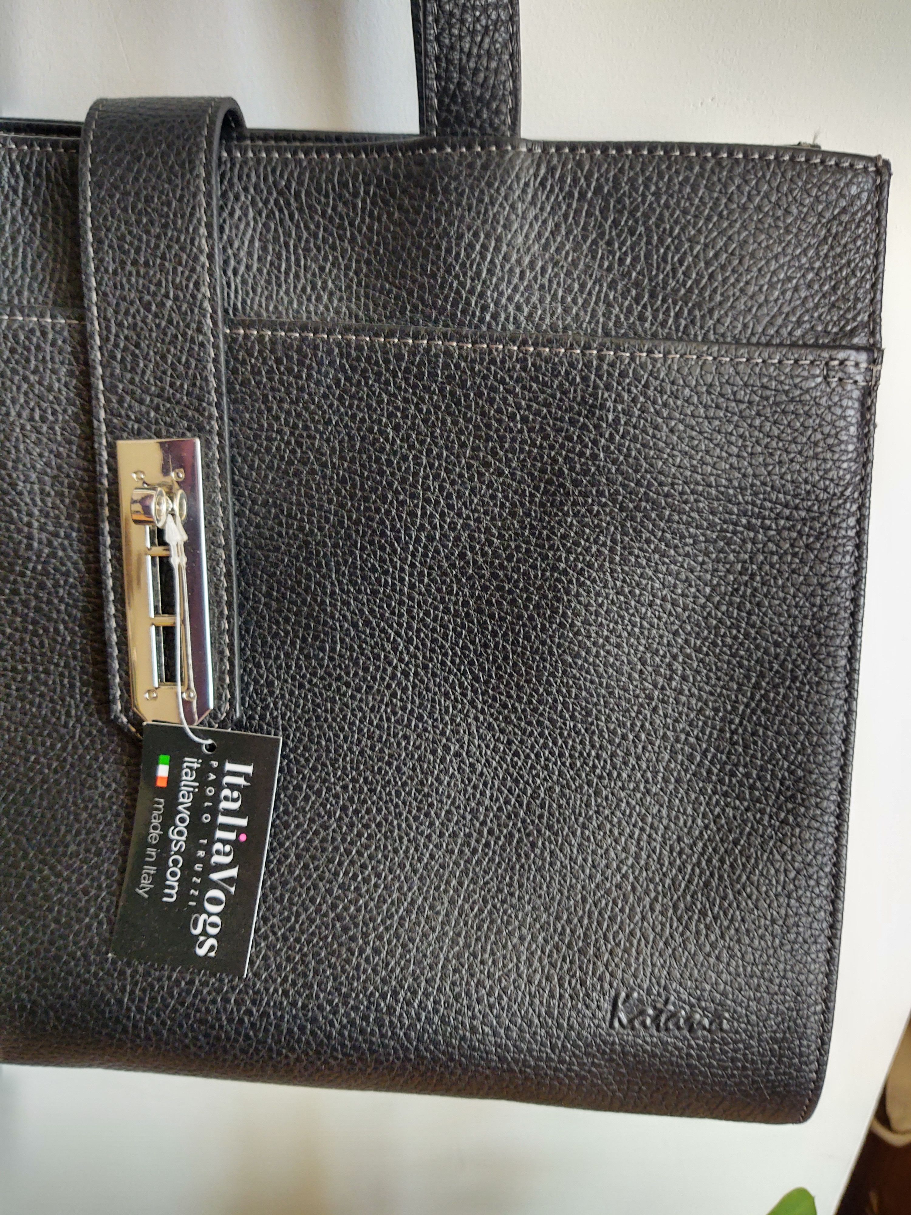 Leather Black Leather Bag Size ONE SIZE - 3 Thumbnail