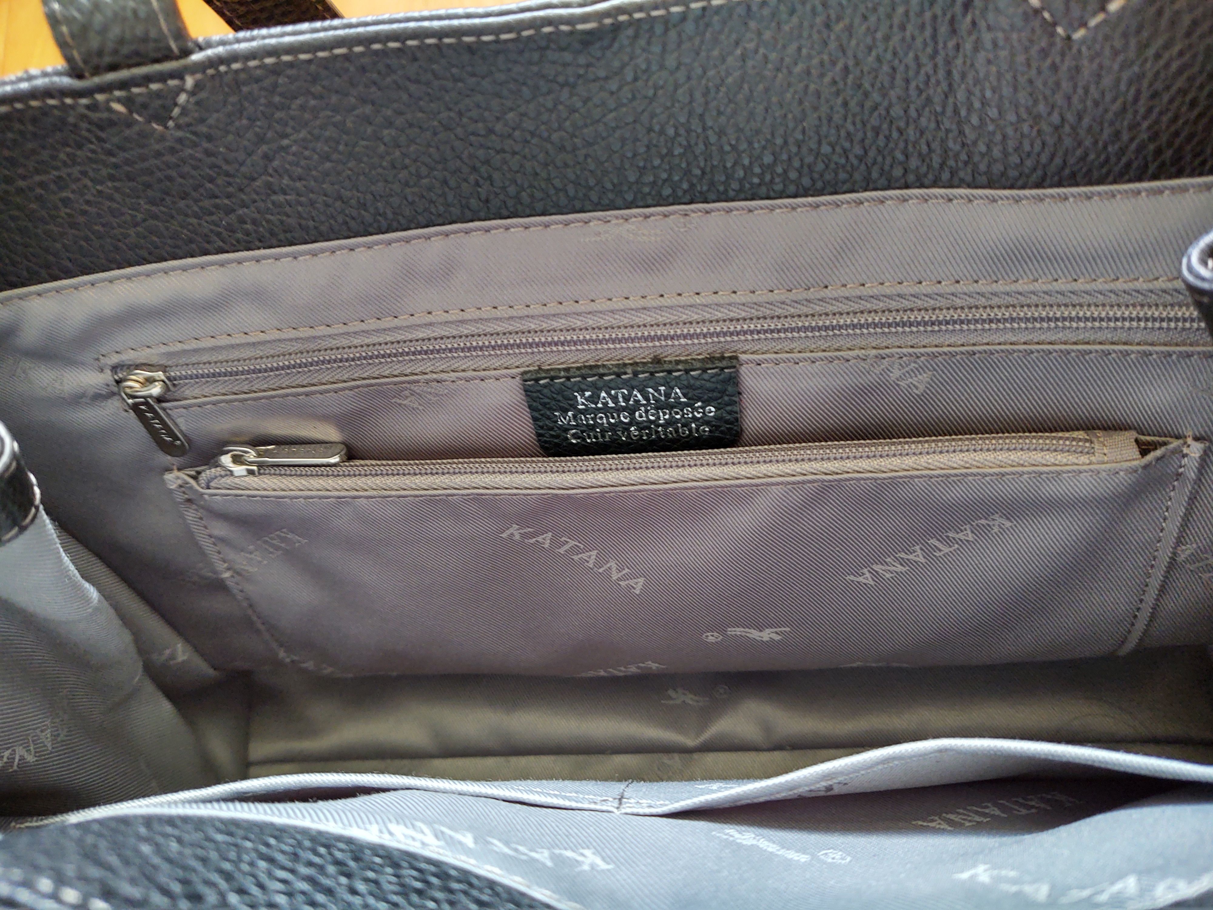 Leather Black Leather Bag Size ONE SIZE - 8 Thumbnail