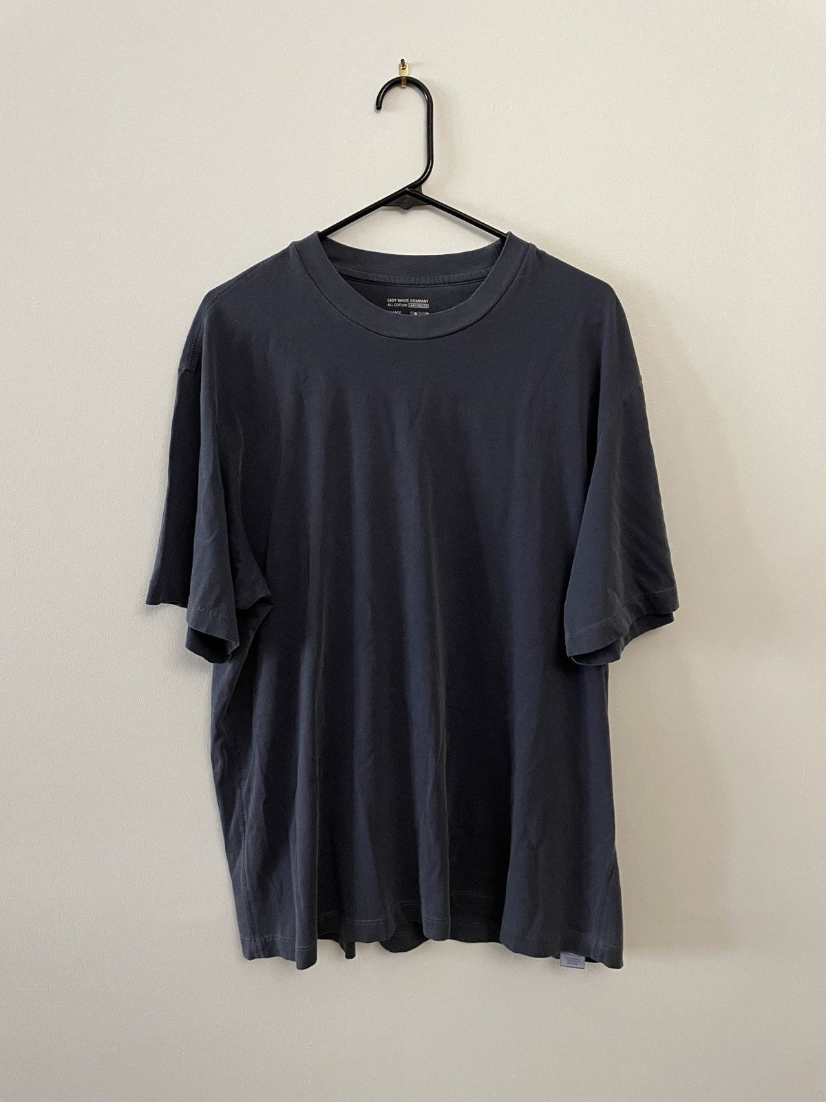 Lady White Co. short sleeve faded blue shirt