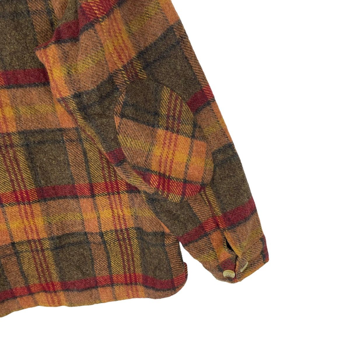 Flannel ⚡️MITSUMINE PLAIDS TARTAN WOOL FLANEL SHIRT Size US L / EU 52-54 / 3 - 6 Thumbnail