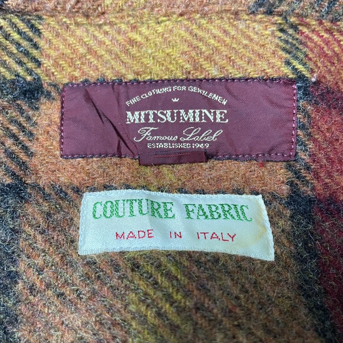 Flannel ⚡️MITSUMINE PLAIDS TARTAN WOOL FLANEL SHIRT Size US L / EU 52-54 / 3 - 9 Thumbnail