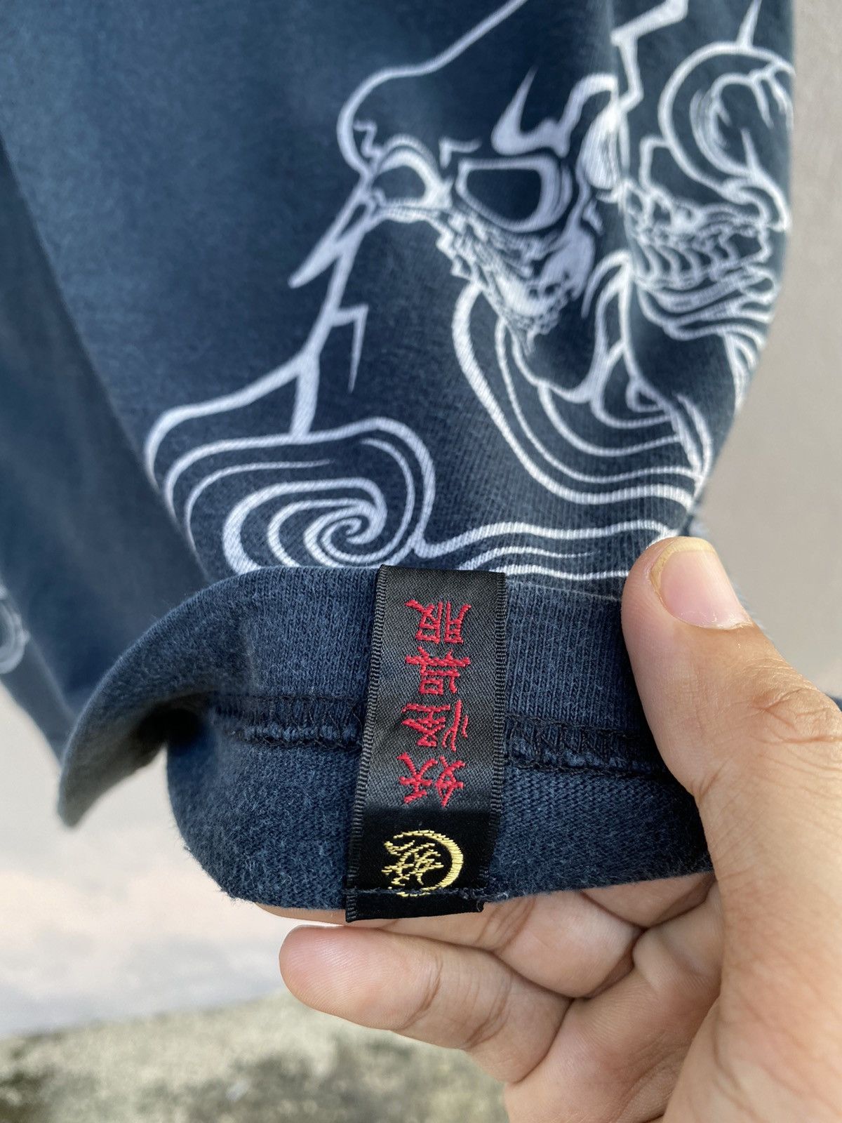 Japanese Brand × Vintage 💥RARE💥Vintage 90s Japanese Classic Multigraphics Skeleton Size US L / EU 52-54 / 3 - 5 Thumbnail