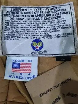 Avirex AVIREX AUTHENTIC LEATHER YOKOHAMA U.S.S CORAL (CV43) JACKET Size US L / EU 52-54 / 3 - 2 Thumbnail
