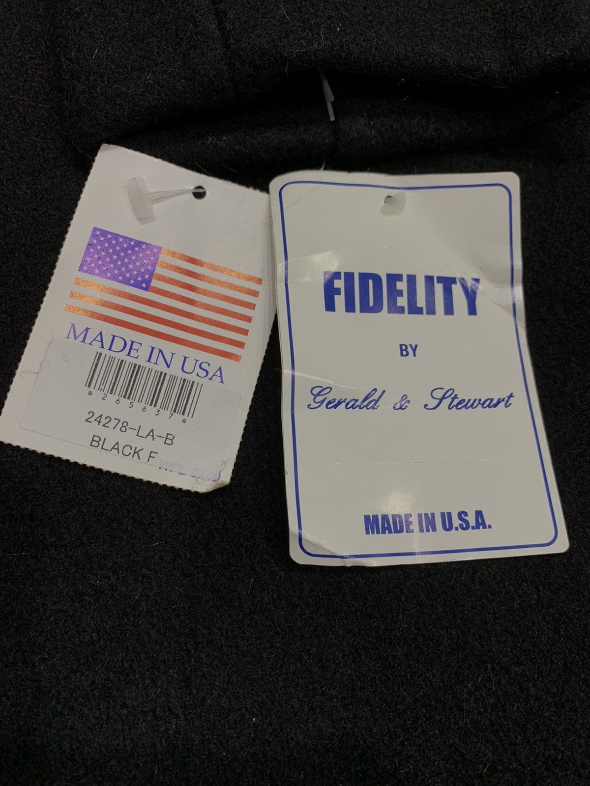 Beams Plus × Fidelity FIDELITY BY GERALD & STEWART WOOL PEACOAT Size US XS / EU 42 / 0 - 6 Thumbnail
