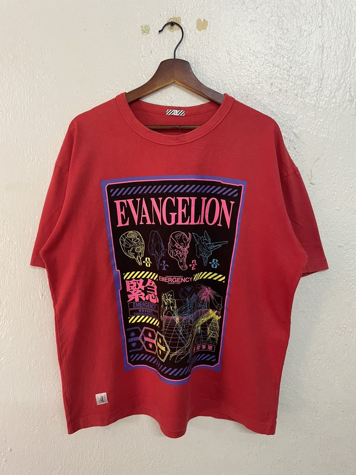 Anime Vintage Evangelion Tee Size US XL / EU 56 / 4 - 1 Thumbnail