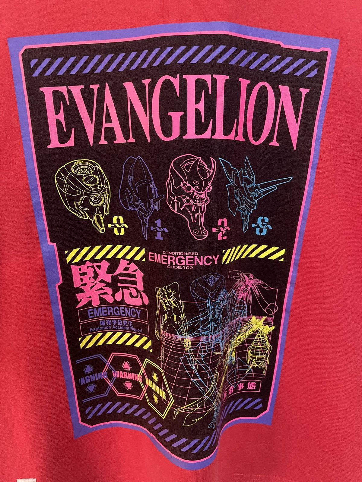 Anime Vintage Evangelion Tee Size US XL / EU 56 / 4 - 2 Thumbnail