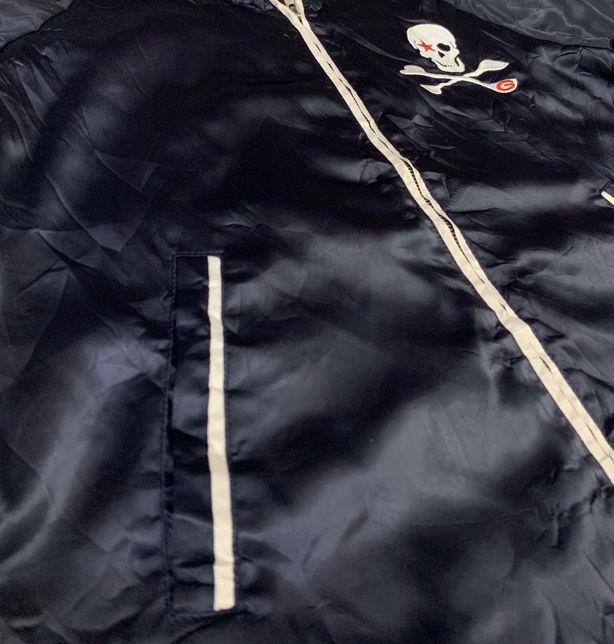 Japanese Brand Nylon Light Jackets GLAVIL With Skulls Design Size US M / EU 48-50 / 2 - 10 Thumbnail