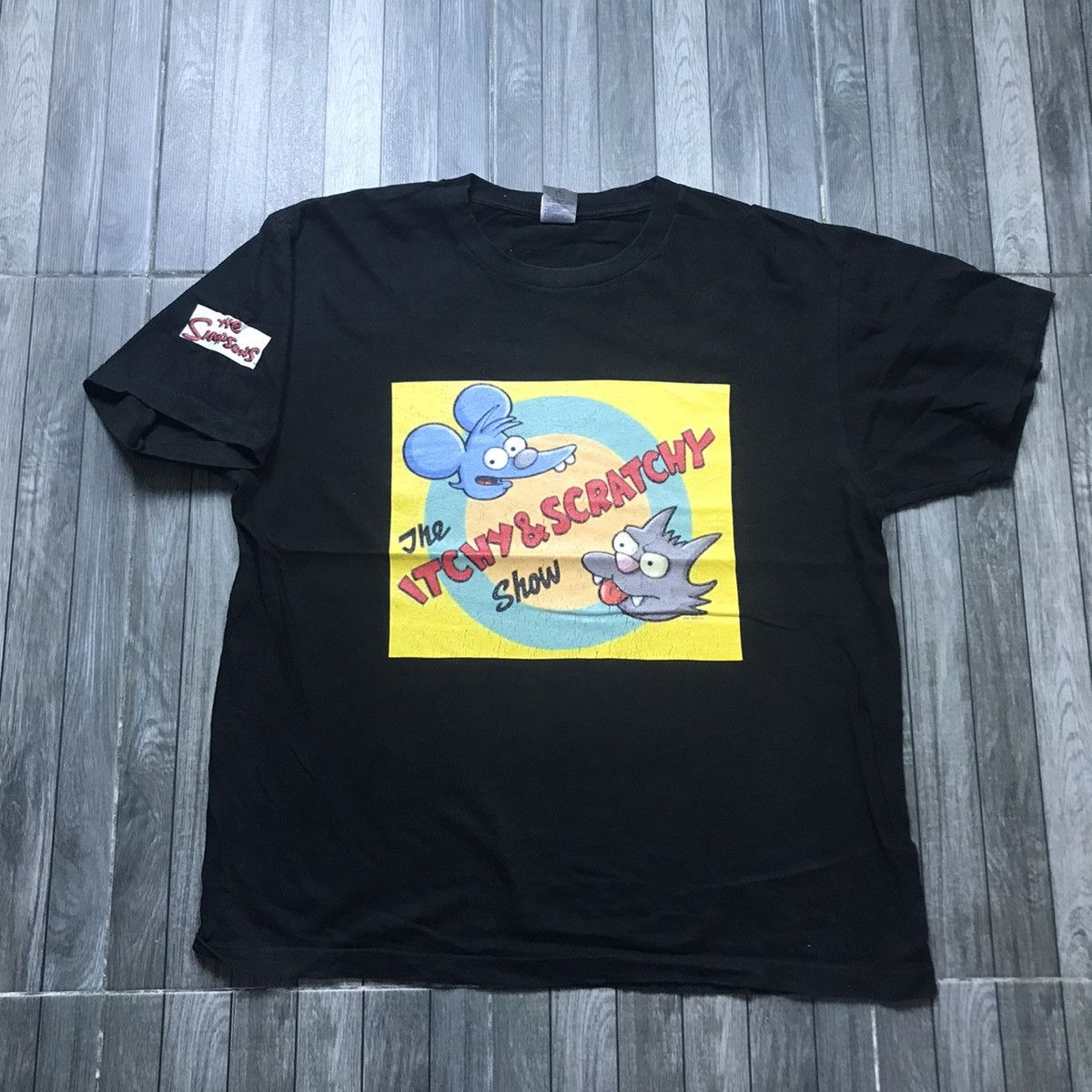 Rare THE ITCHY SCRATCHY show tshirt