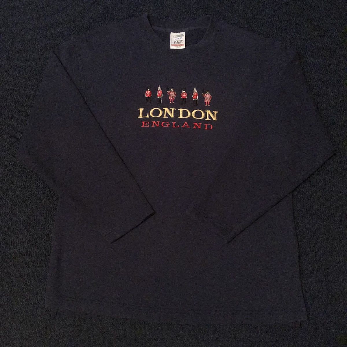 Other Vintage 90s London England Screen Stars Embroidered Crewneck Size US M / EU 48-50 / 2 - 3 Thumbnail