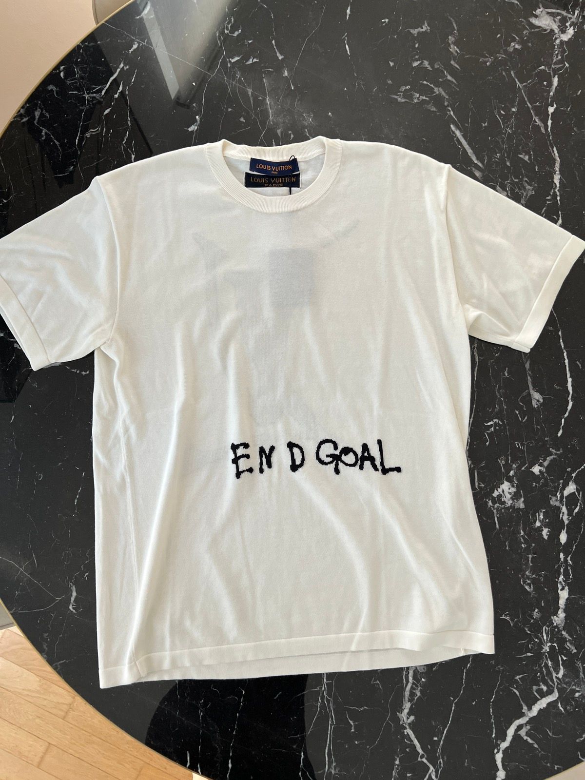 Louis Vuitton End Goal Crewneck T-Shirt Virgil Abloh Rare