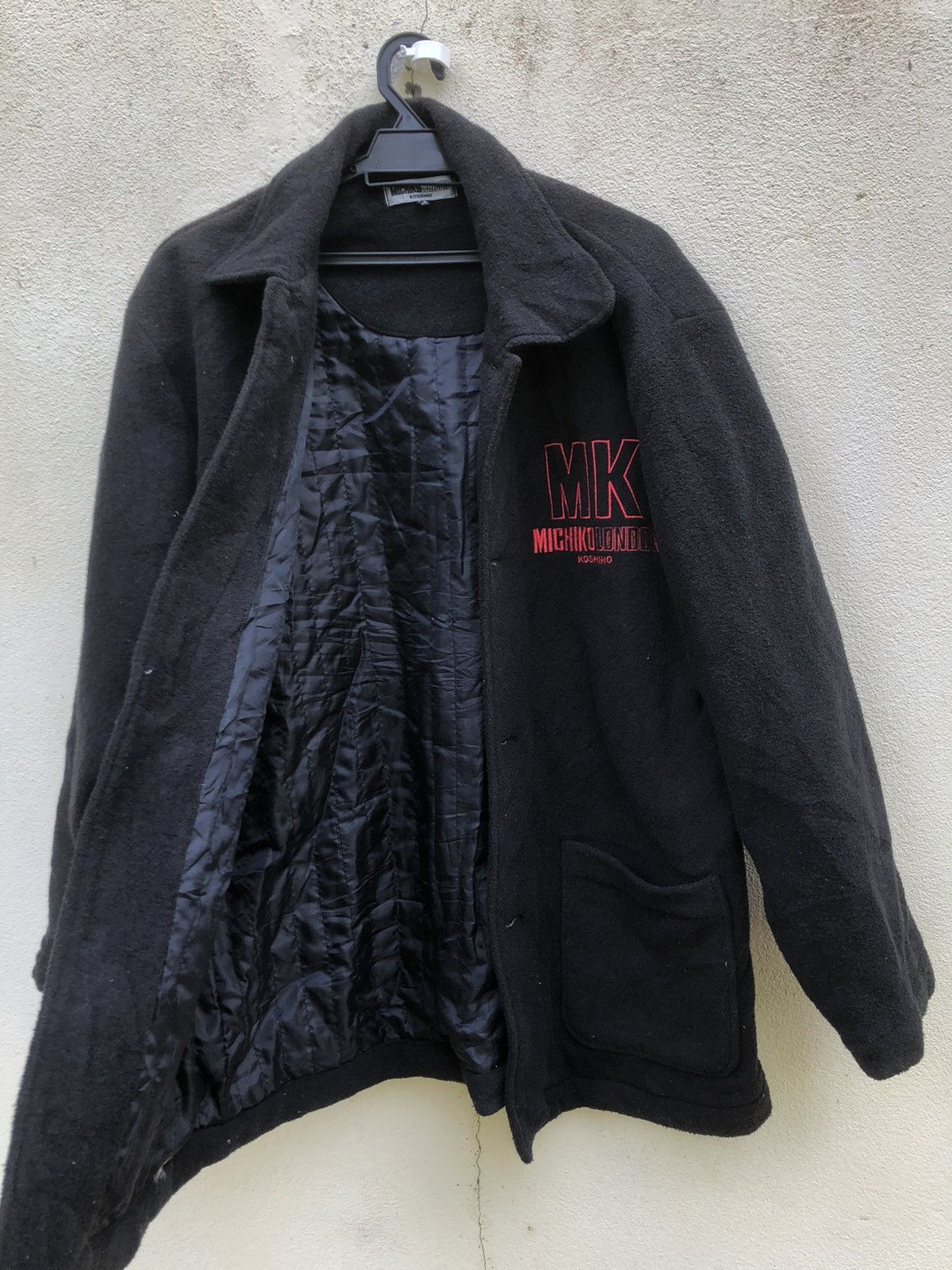 Michiko Koshino × Michiko Koshino London × Vintage ❄️WINTER WARM💥Black Hiroko Koshino London Fleece Jacket Size US L / EU 52-54 / 3 - 4 Thumbnail