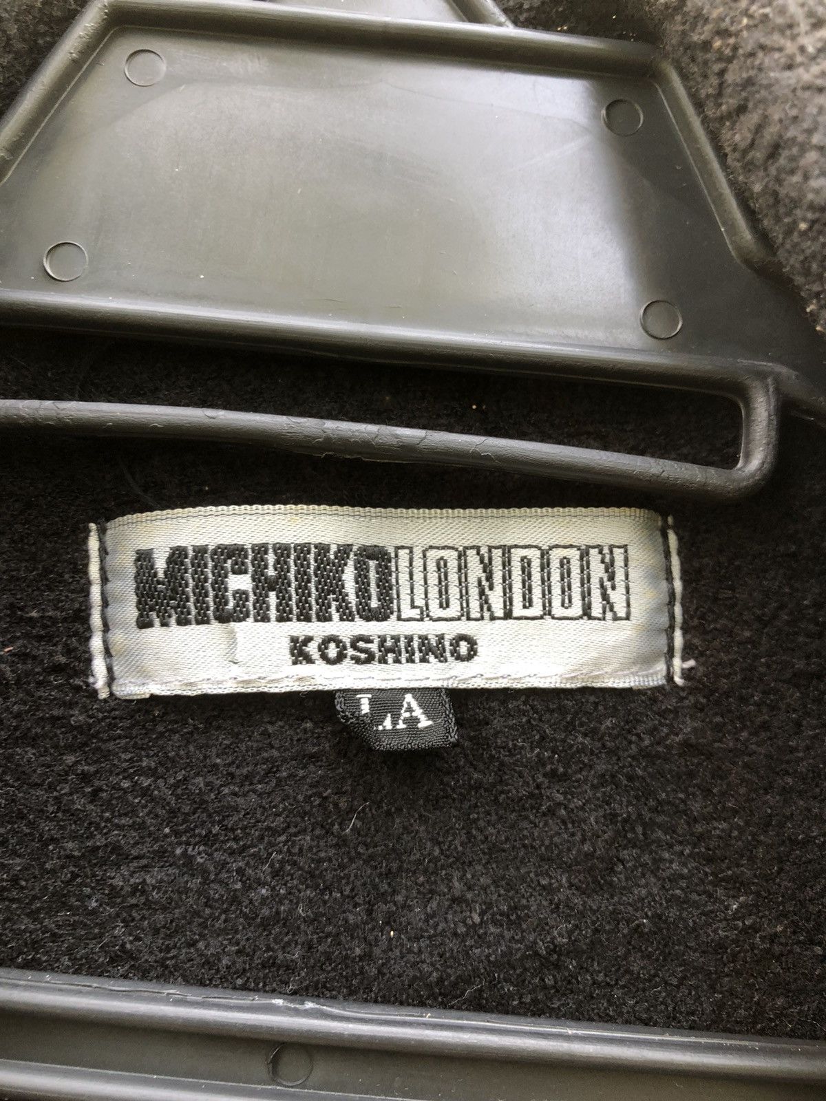 Michiko Koshino × Michiko Koshino London × Vintage ❄️WINTER WARM💥Black Hiroko Koshino London Fleece Jacket Size US L / EU 52-54 / 3 - 5 Thumbnail