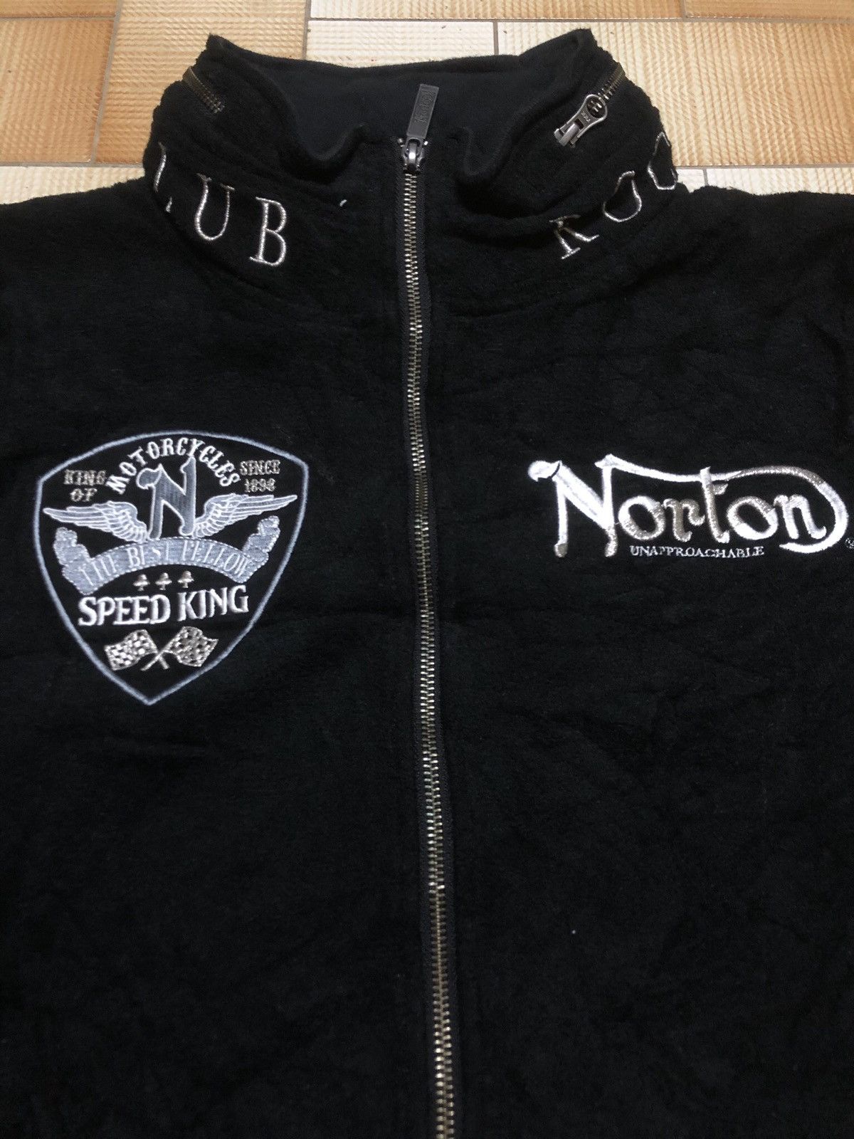 Norton Vintage England Norton Motorcycle 1898 Jacket Cafe Racer Size US M / EU 48-50 / 2 - 4 Thumbnail