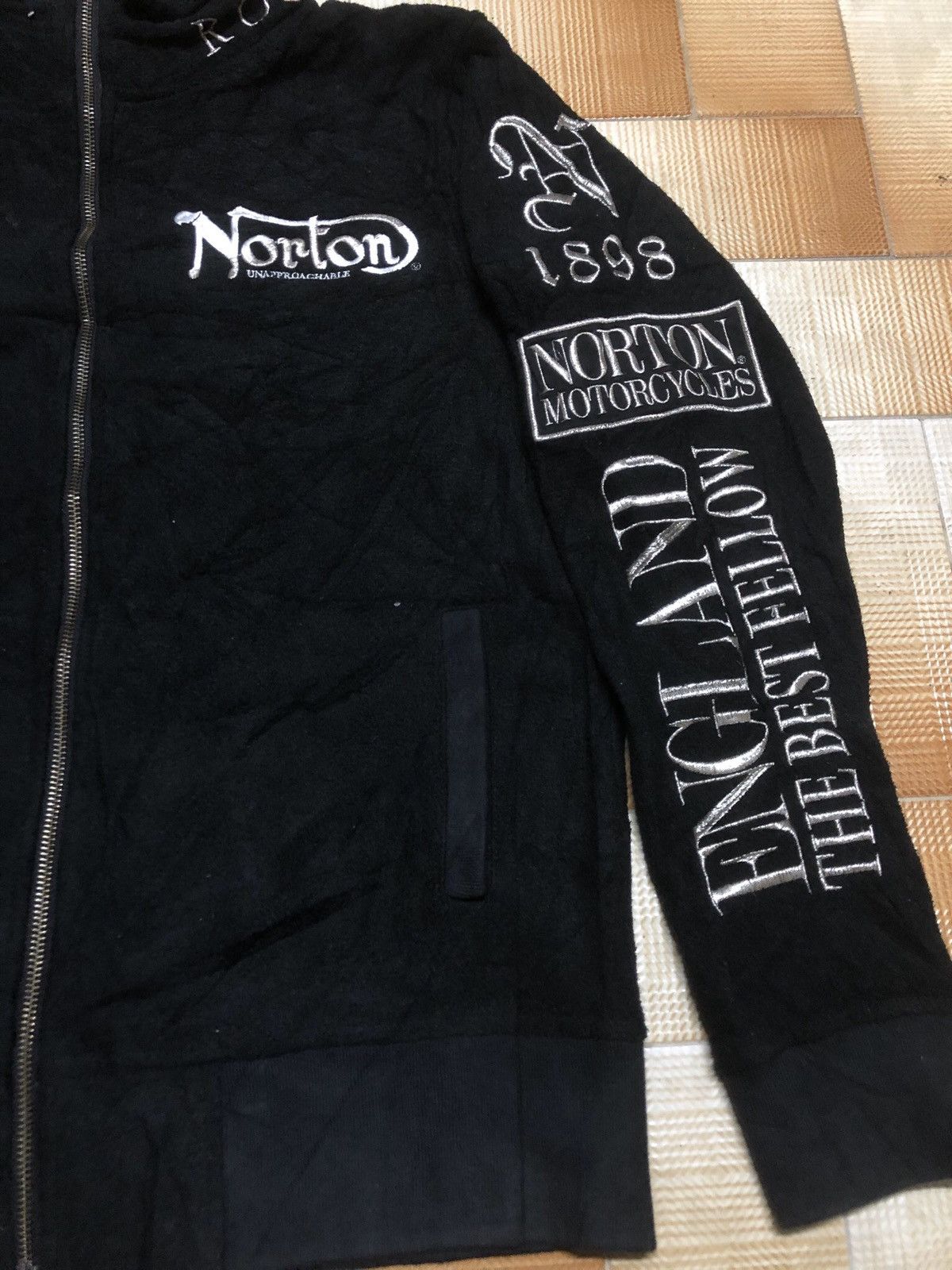 Norton Vintage England Norton Motorcycle 1898 Jacket Cafe Racer Size US M / EU 48-50 / 2 - 3 Thumbnail