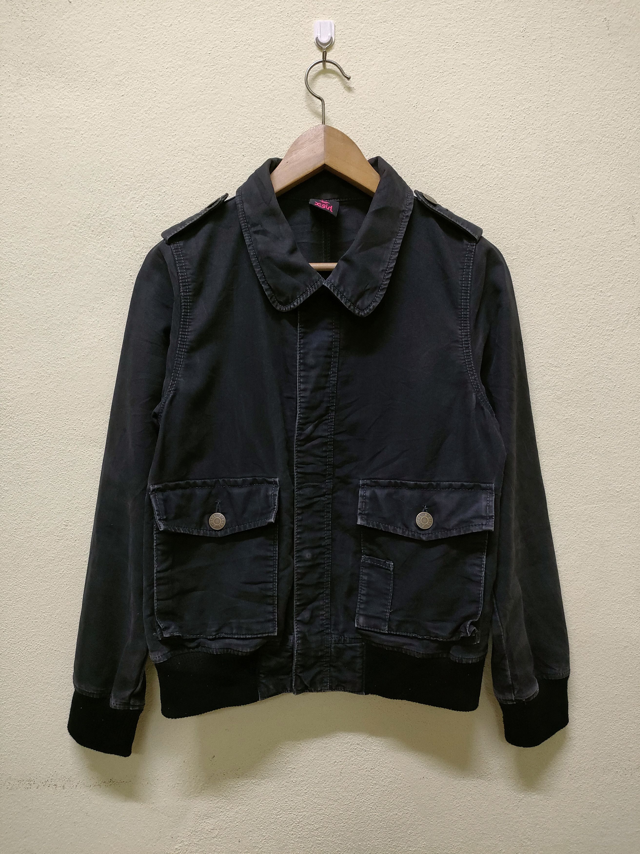 Japanese Brand X-girl Cotton Zipper Jacket Size US M / EU 48-50 / 2 - 1 Thumbnail