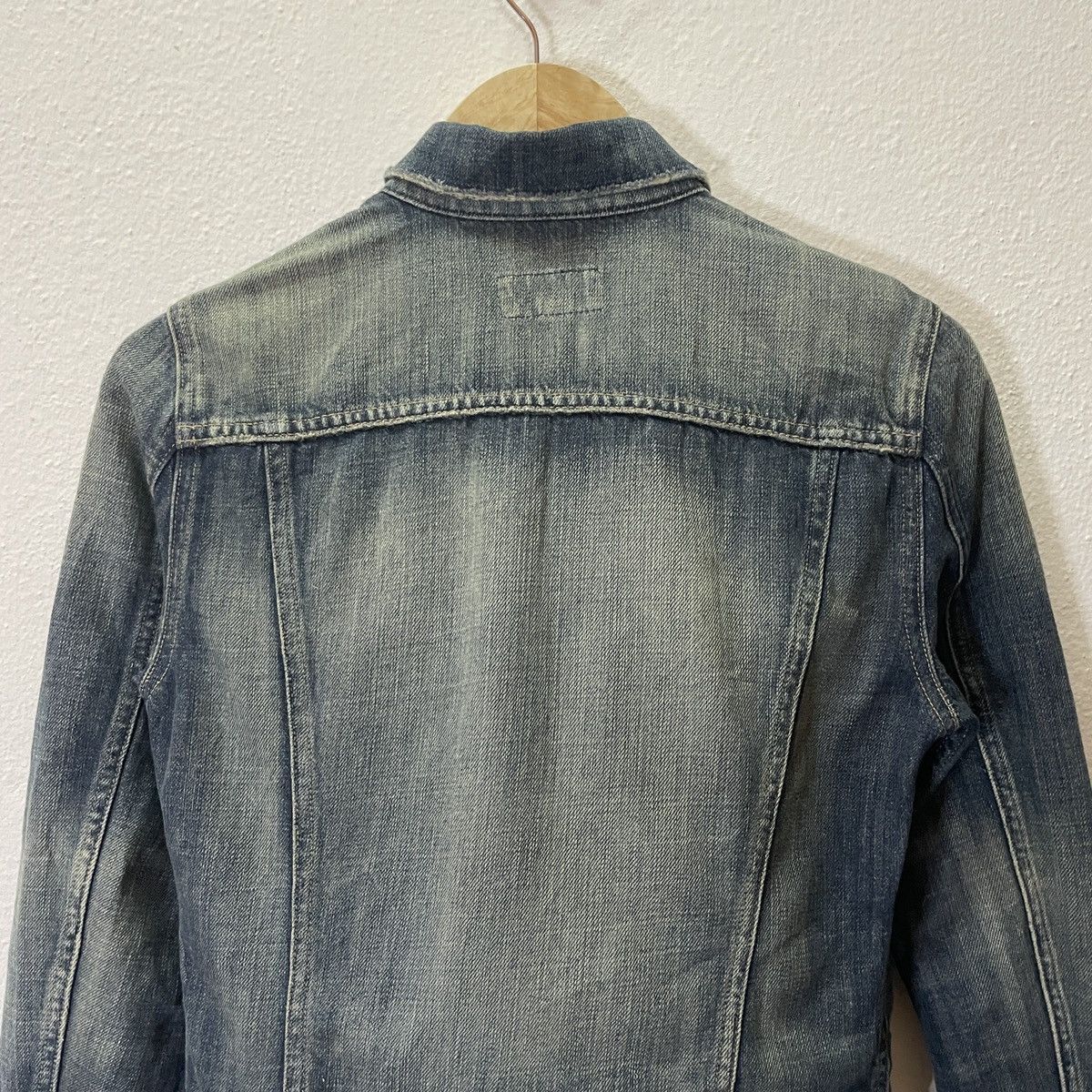 Ralph Lauren Vintage Ralph Lauren Distressed Denim Jacket Size US XS / EU 42 / 0 - 12 Thumbnail