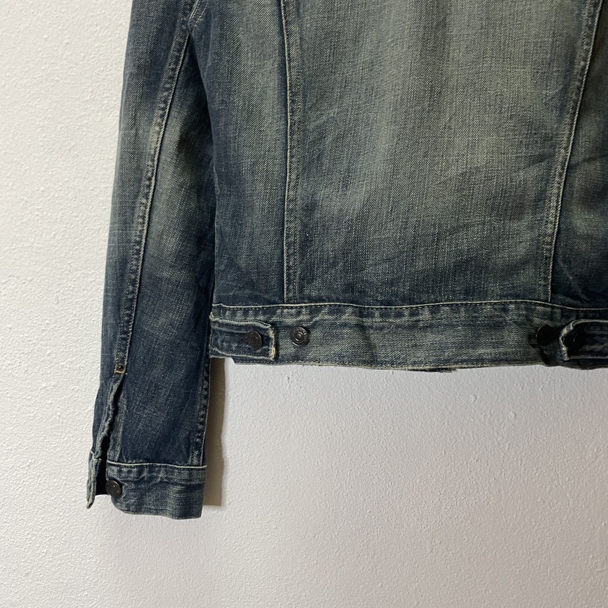Ralph Lauren Vintage Ralph Lauren Distressed Denim Jacket Size US XS / EU 42 / 0 - 11 Thumbnail