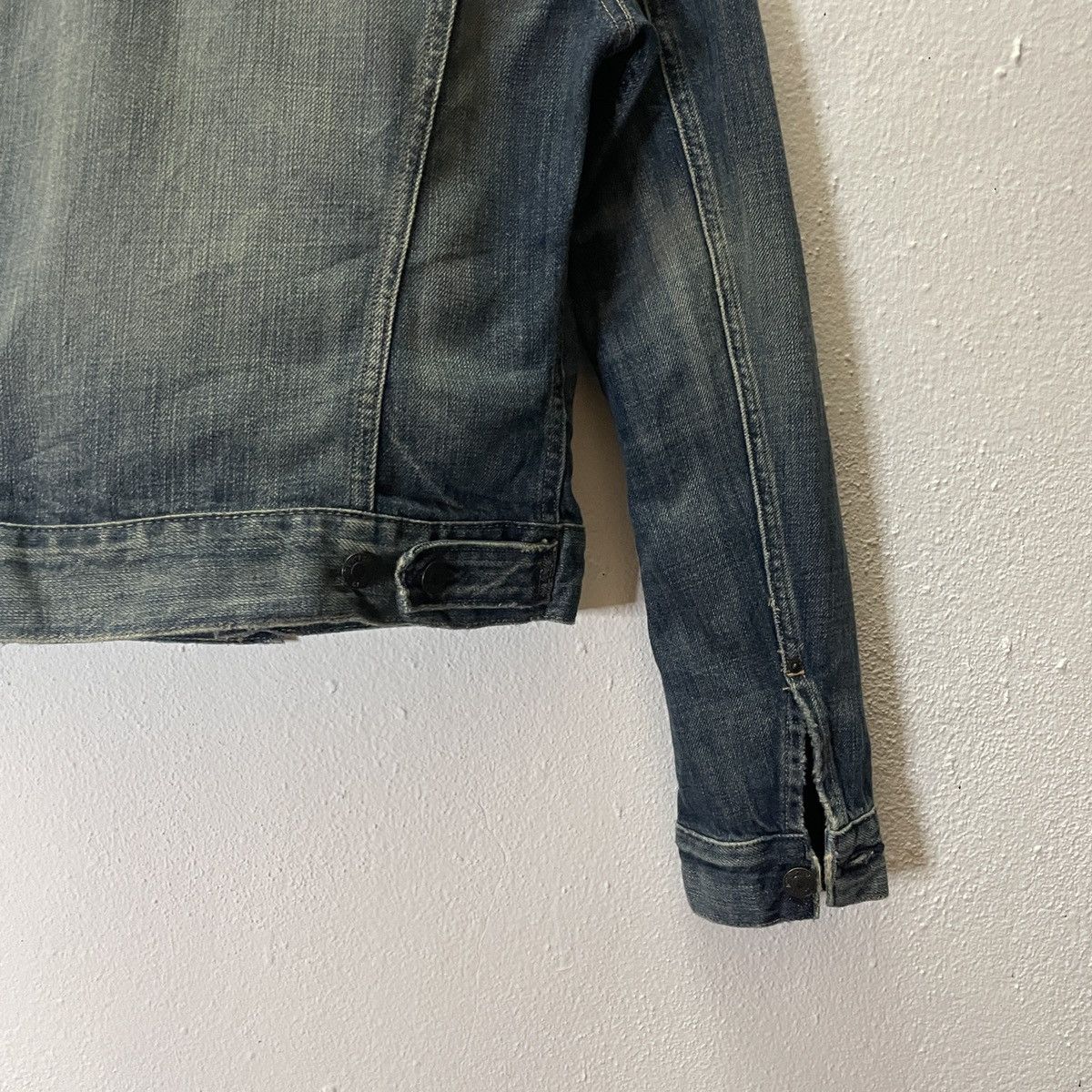 Ralph Lauren Vintage Ralph Lauren Distressed Denim Jacket Size US XS / EU 42 / 0 - 10 Thumbnail