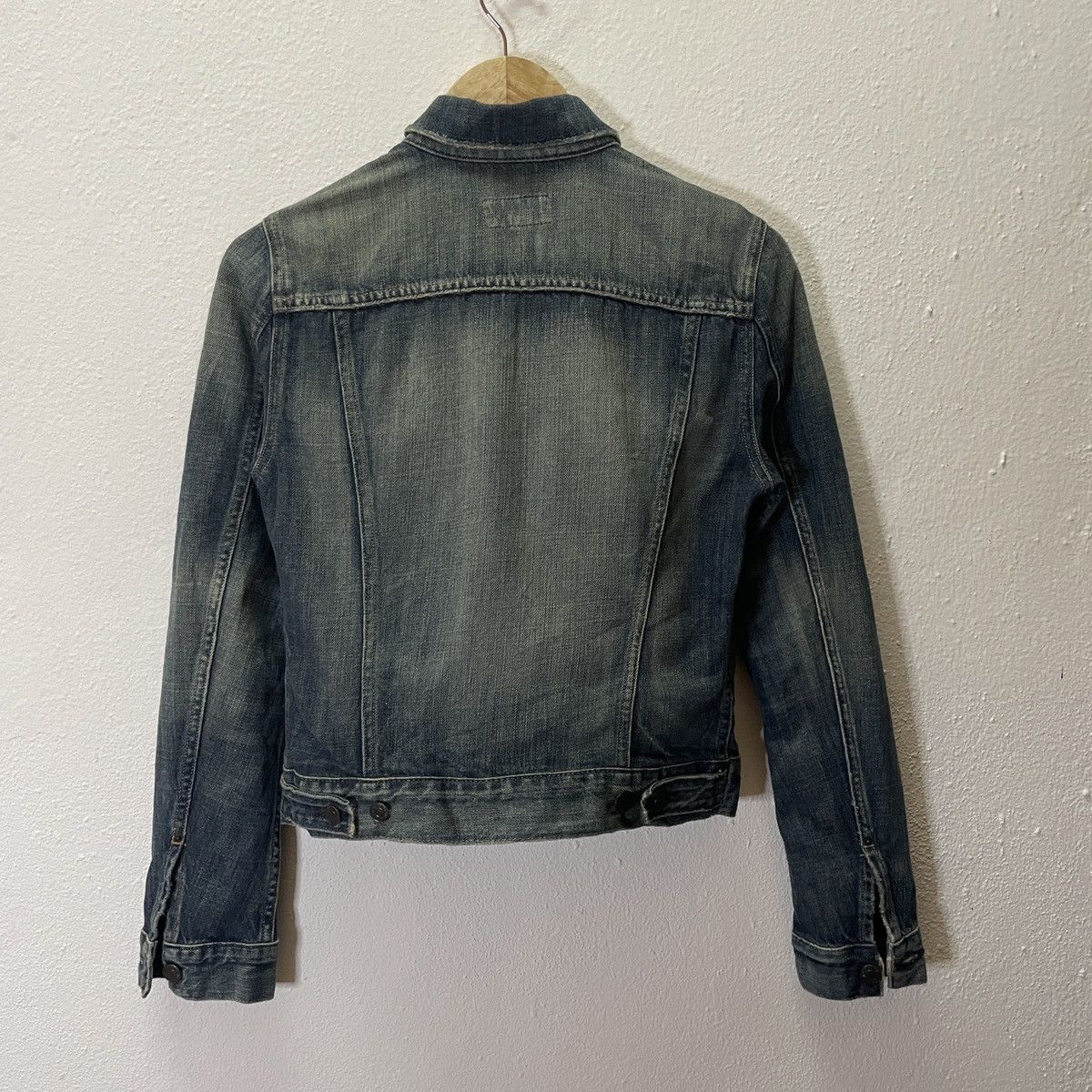 Ralph Lauren Vintage Ralph Lauren Distressed Denim Jacket Size US XS / EU 42 / 0 - 9 Thumbnail