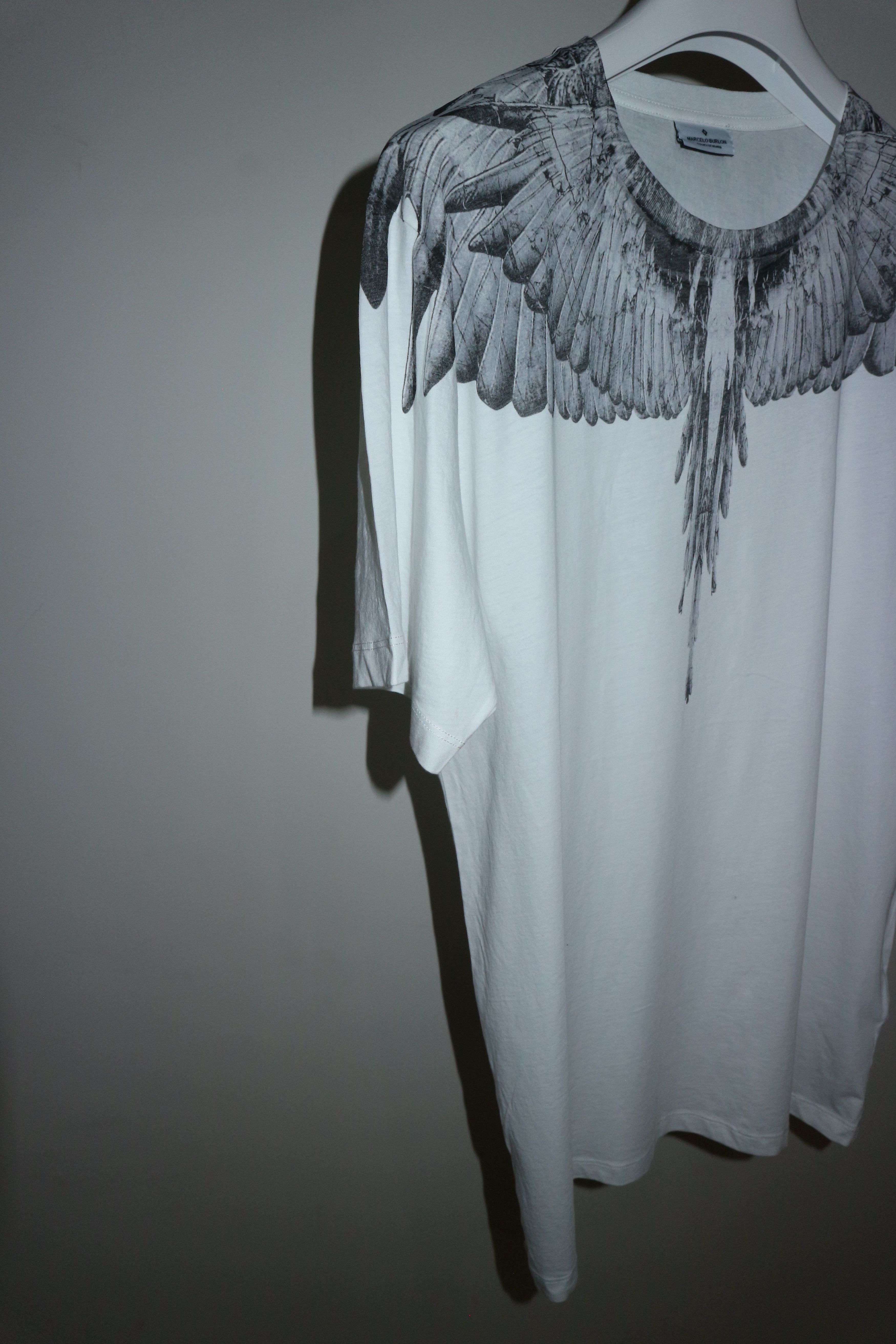 Marcelo Burlon Alas print oversized tshirt Size US XS / EU 42 / 0 - 5 Thumbnail